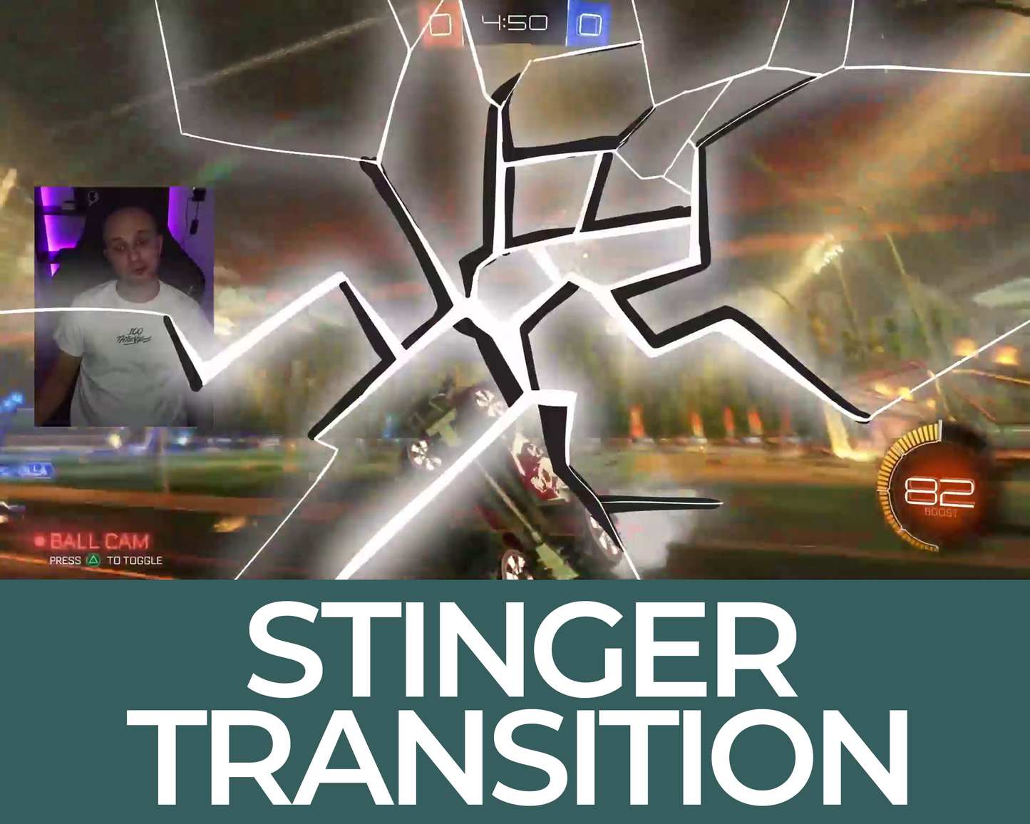 Breaking Glass Stinger Transition