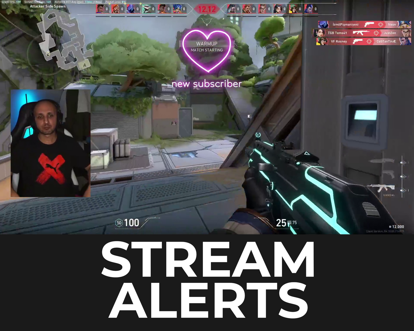 Neon Heart Twitch Stream Alerts