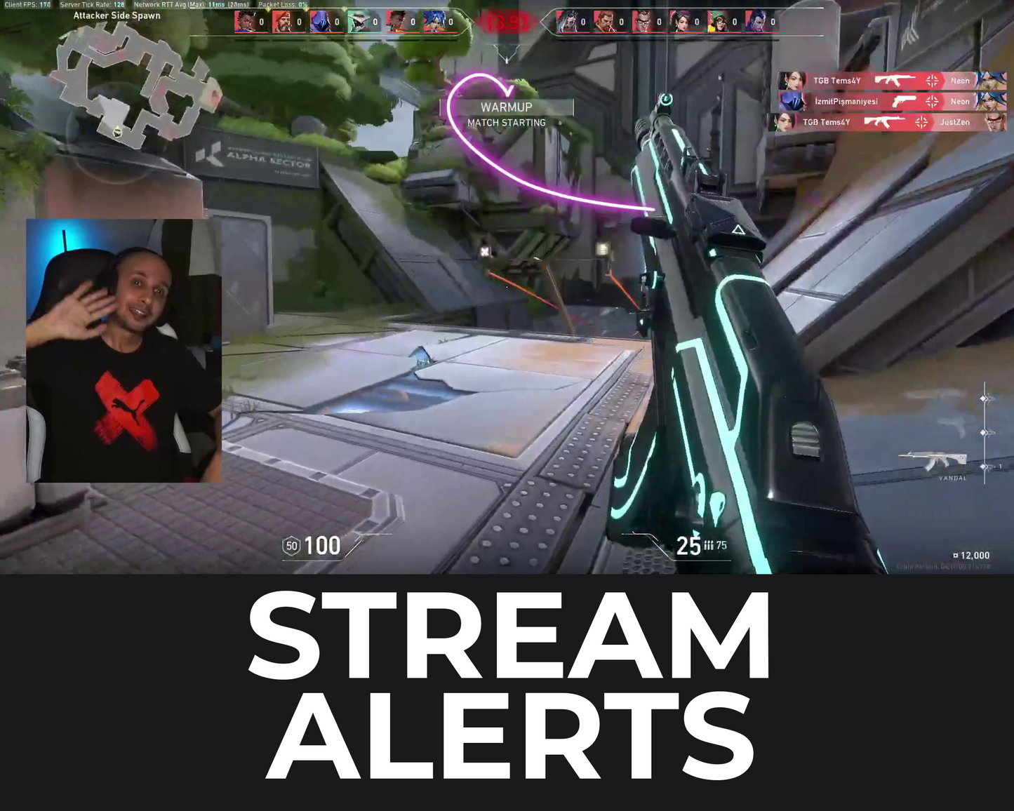 Neon Heart Twitch Stream Alerts