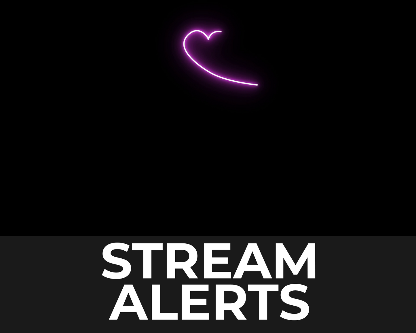 Neon Heart Twitch Stream Alerts