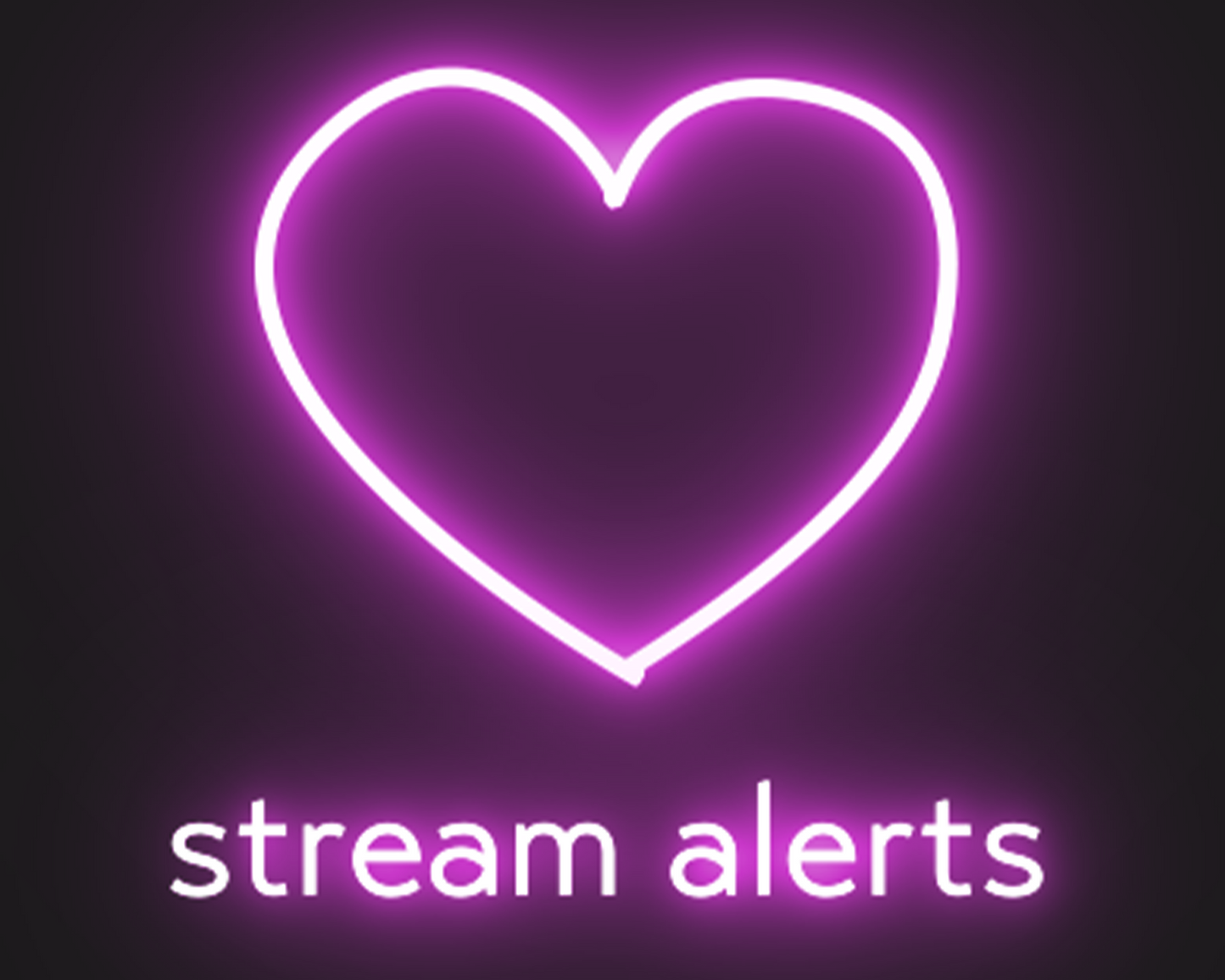 Neon Heart Twitch Stream Alerts