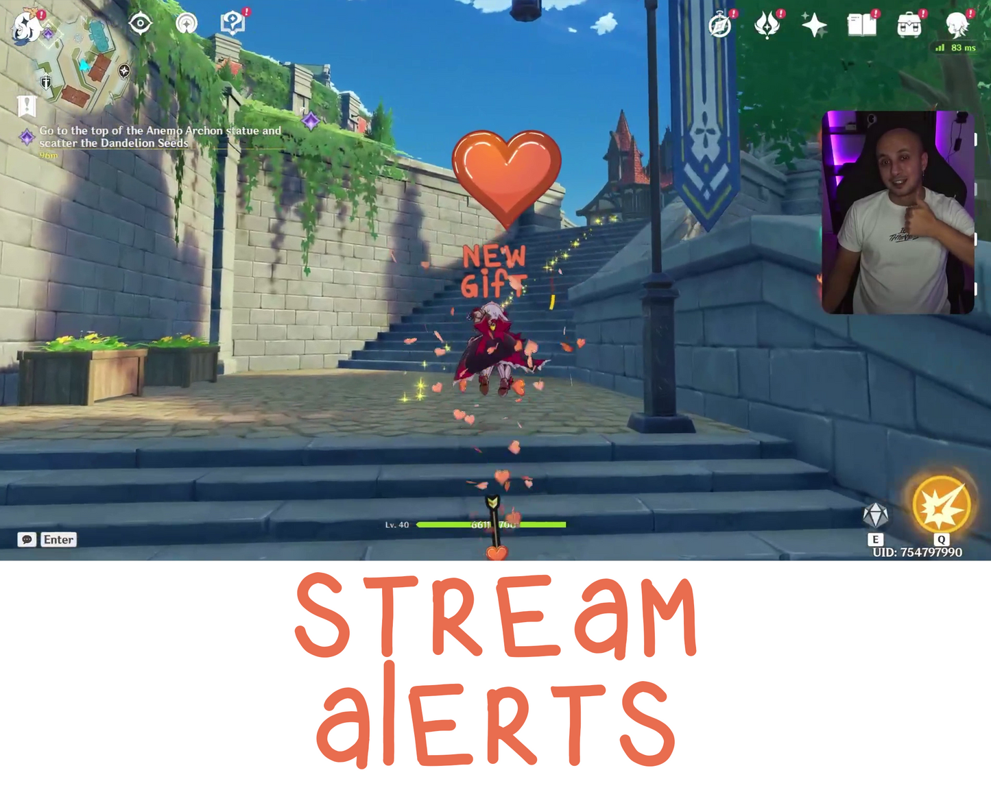 Love Arrow Twitch Stream Alerts