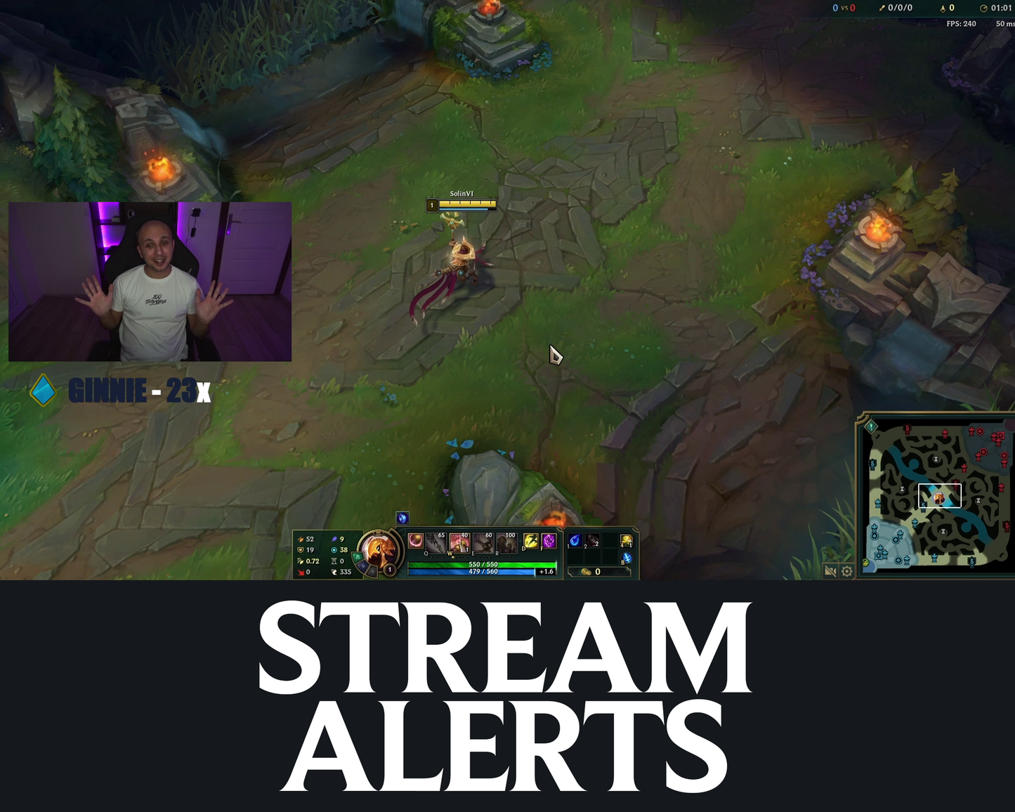 League Twitch Stream Alerts