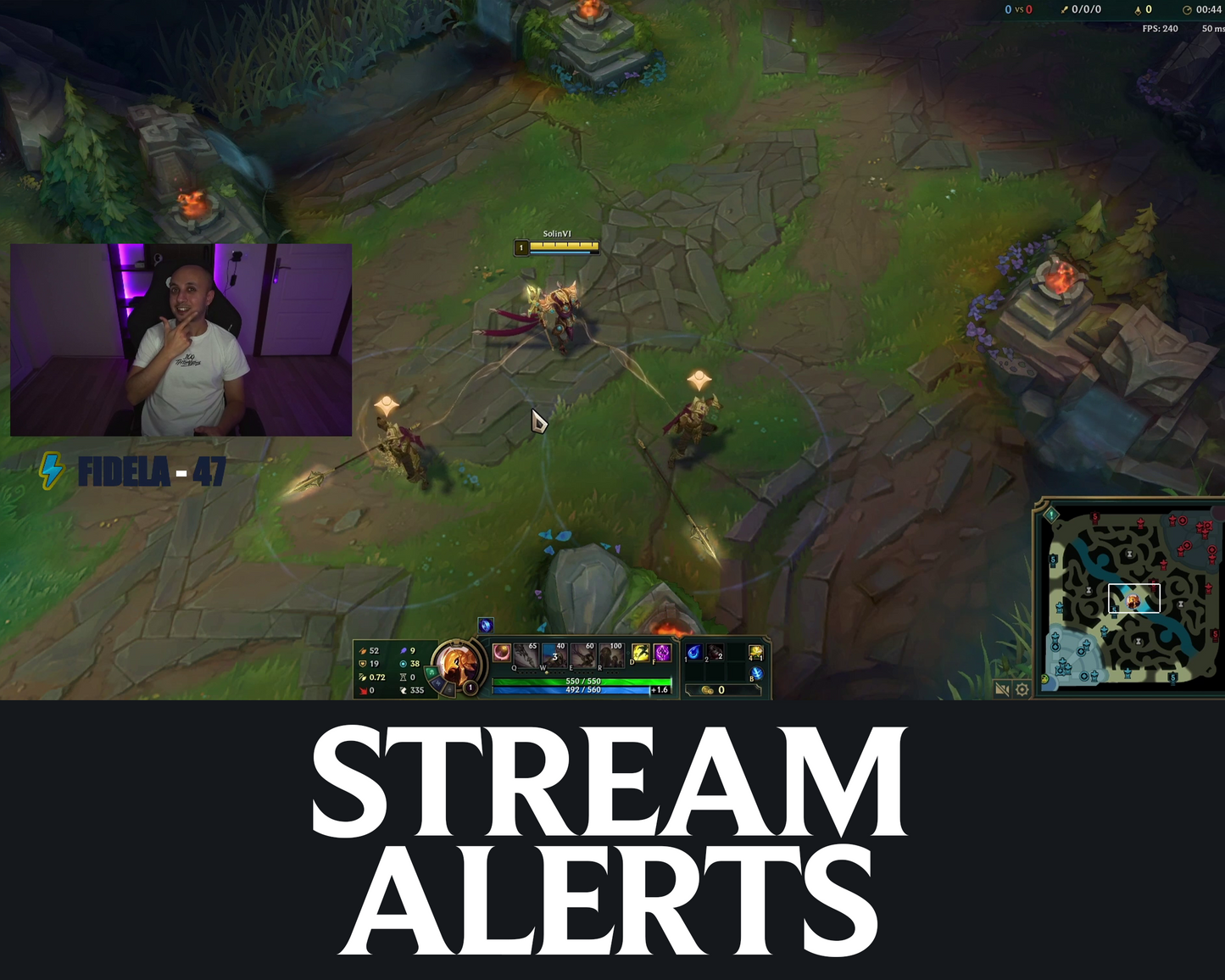 League Twitch Stream Alerts