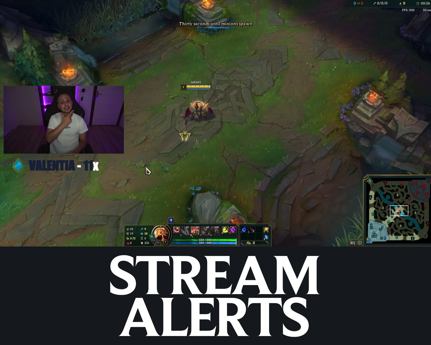 League Twitch Stream Alerts