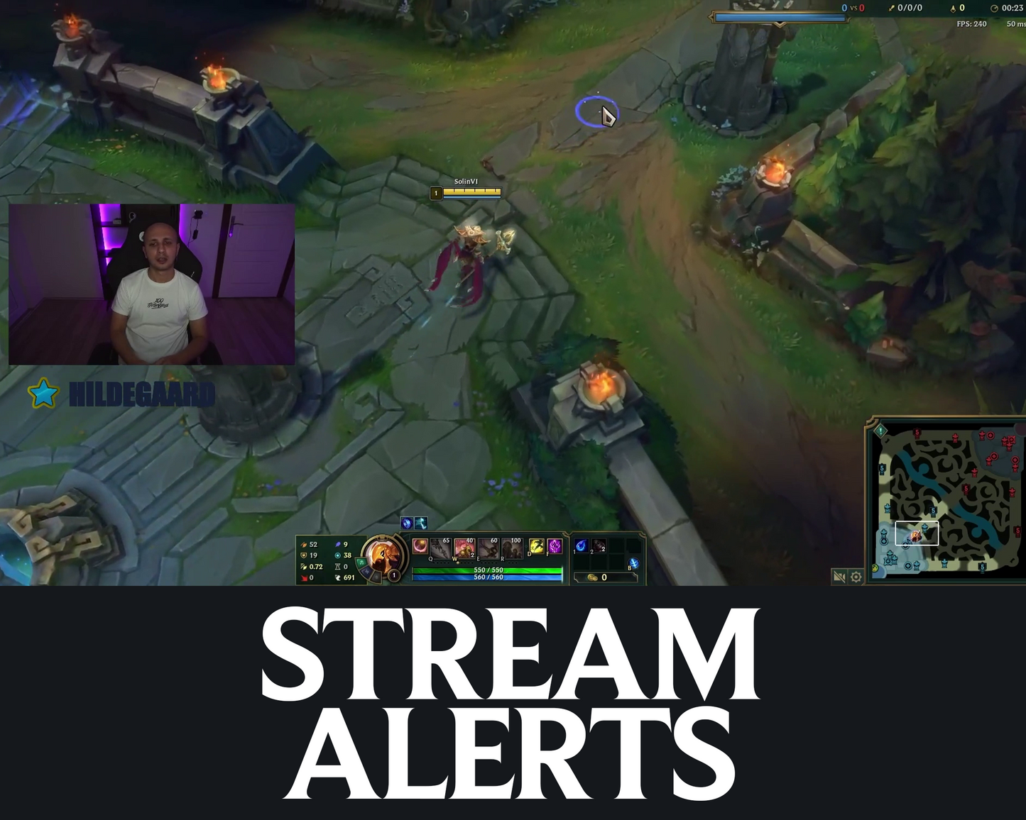 League Twitch Stream Alerts