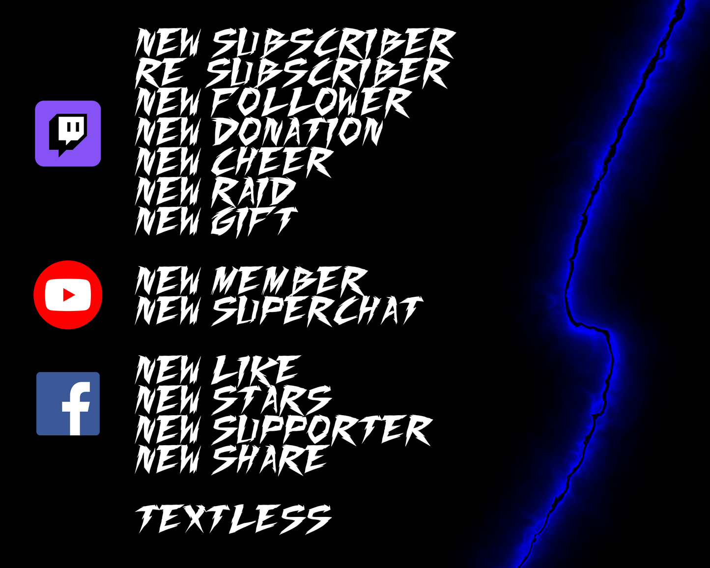 Lightning Twitch Stream Alerts