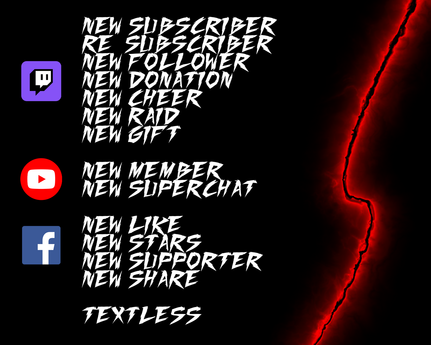Lightning Twitch Stream Alerts