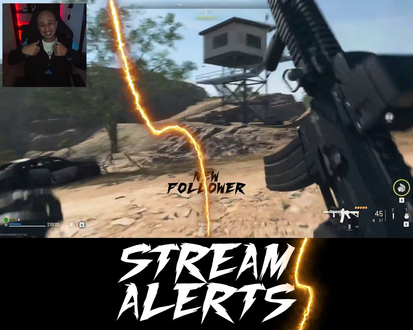 Lightning Twitch Stream Alerts