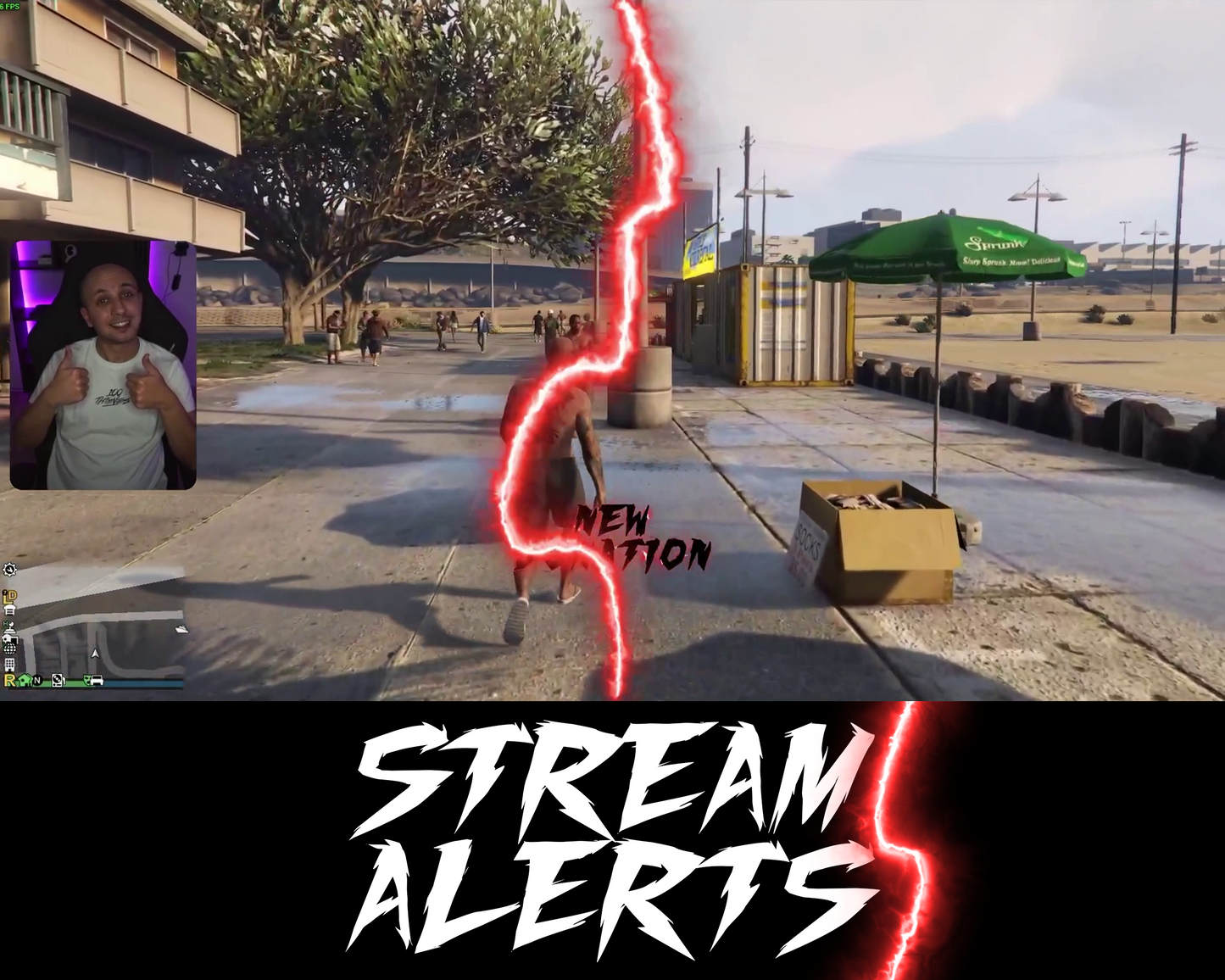 Lightning Twitch Stream Alerts