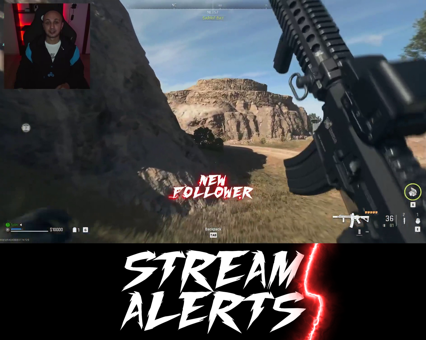 Lightning Twitch Stream Alerts