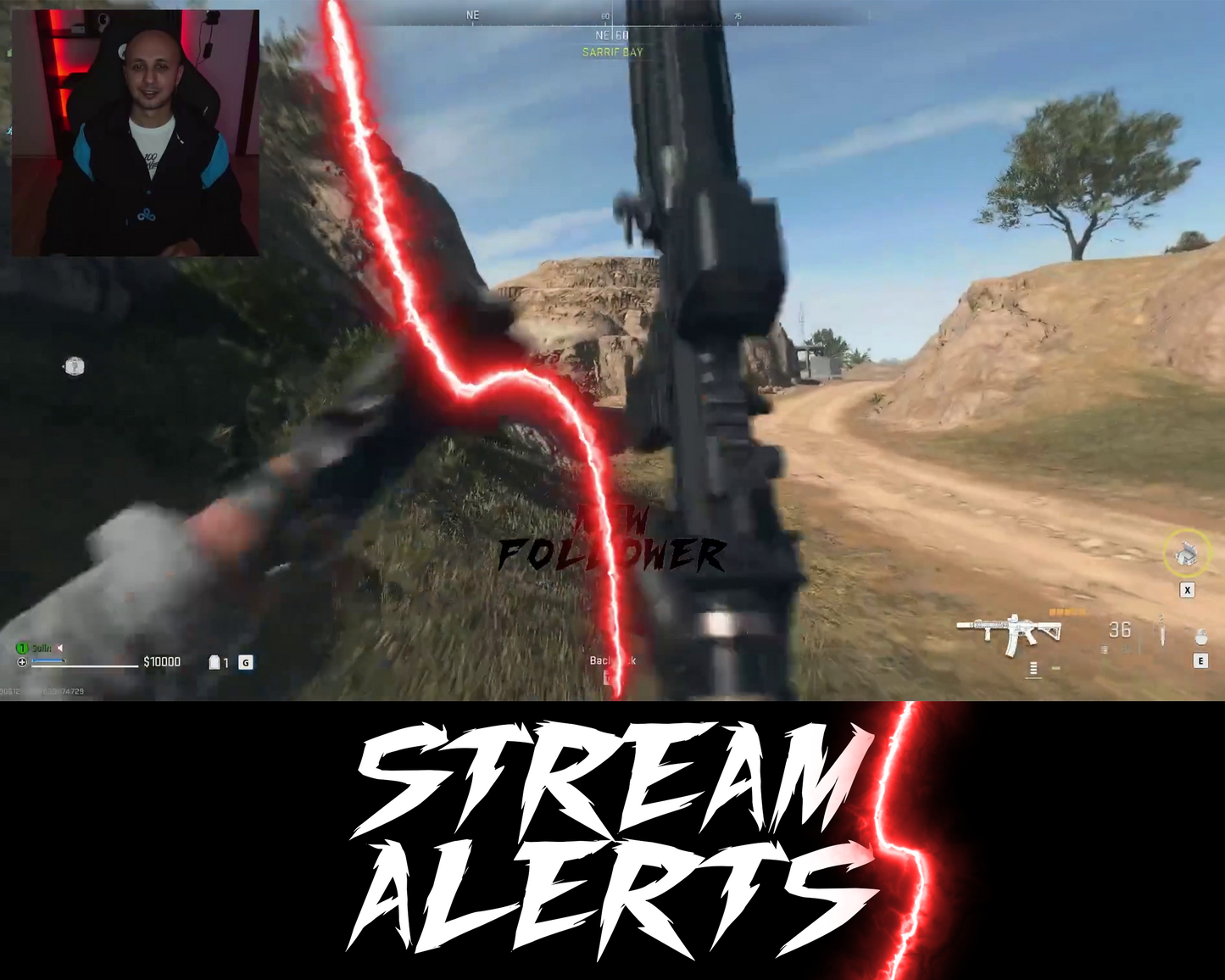 Lightning Twitch Stream Alerts