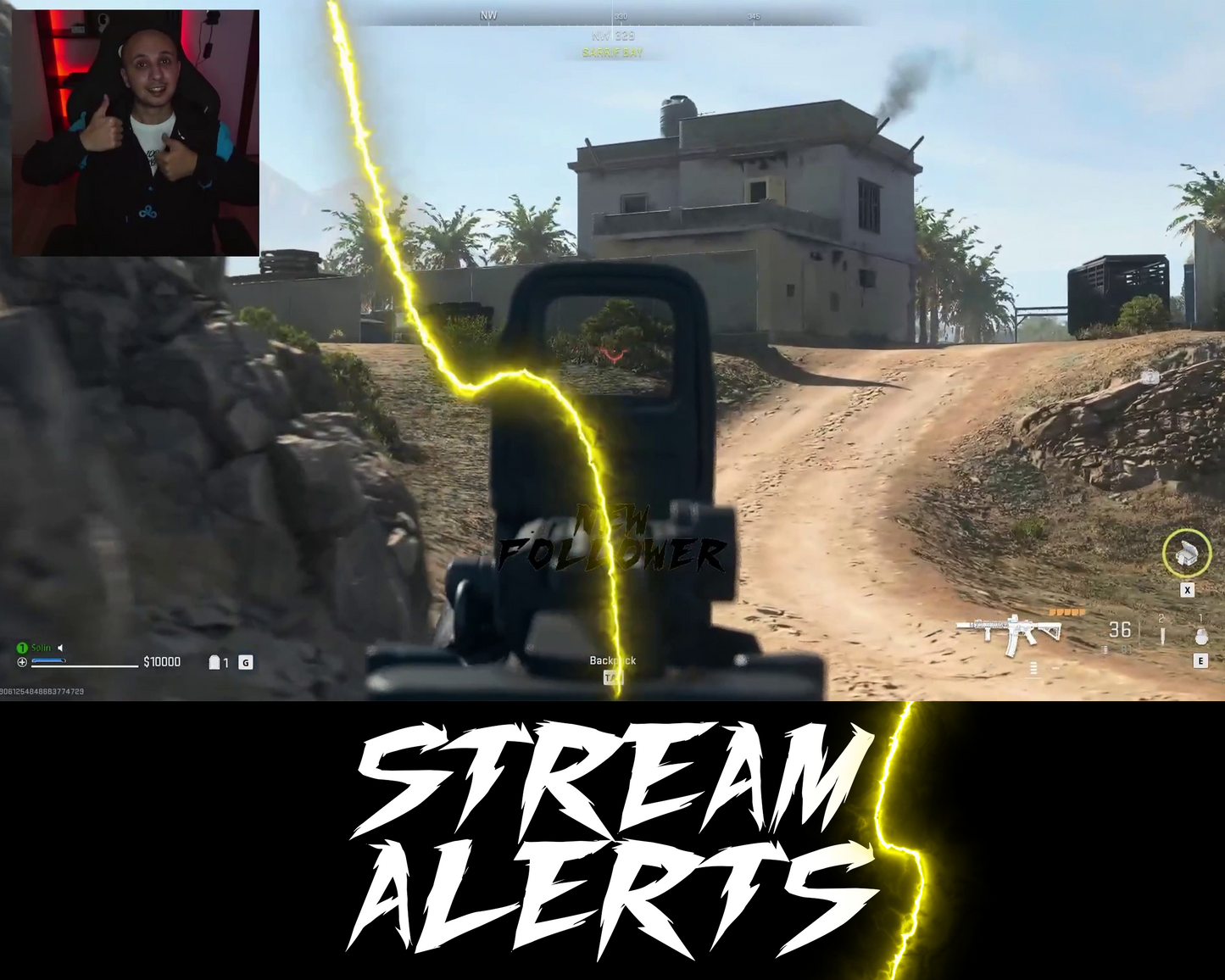 Lightning Twitch Stream Alerts