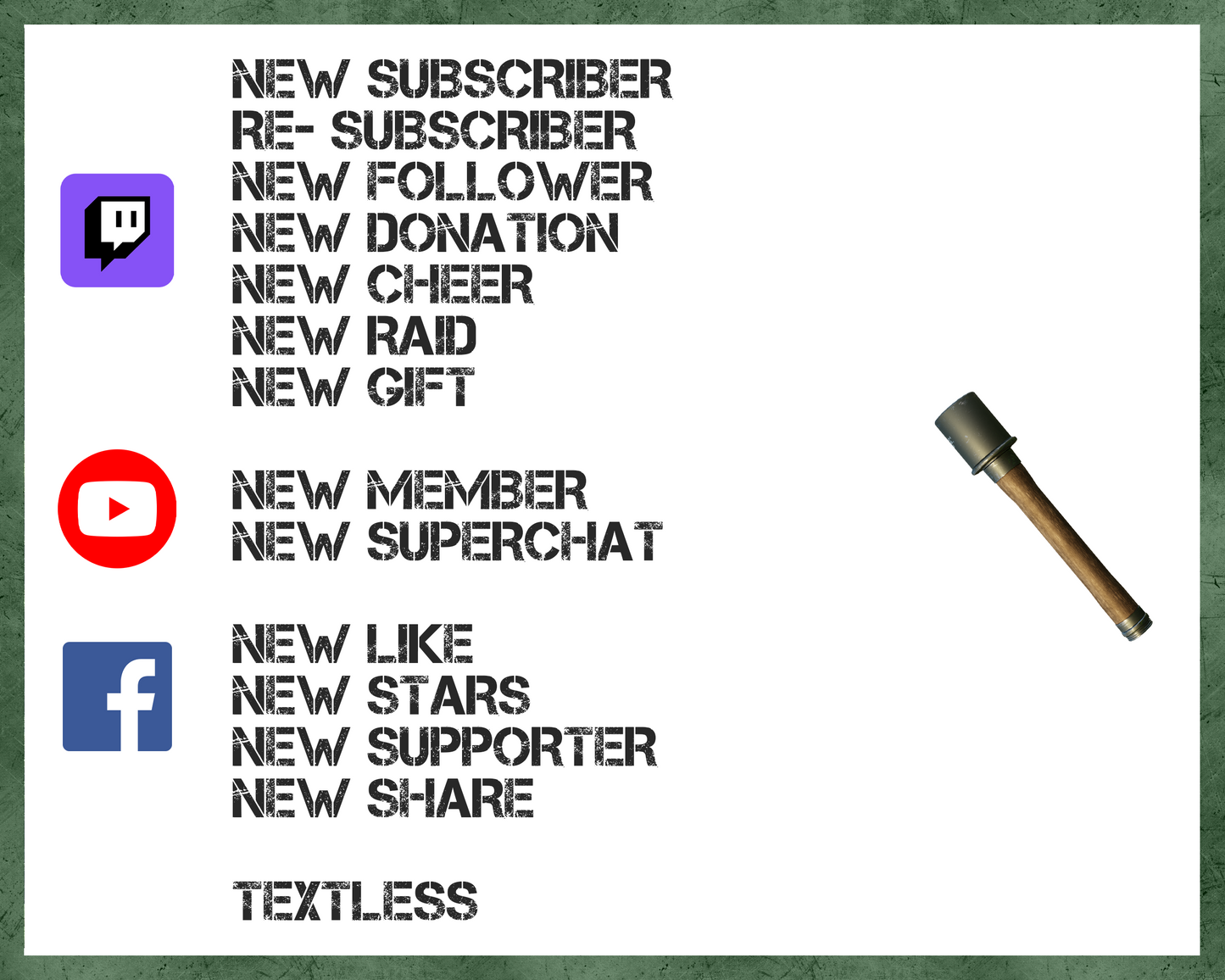 M24 Grenade Twitch Stream Alerts
