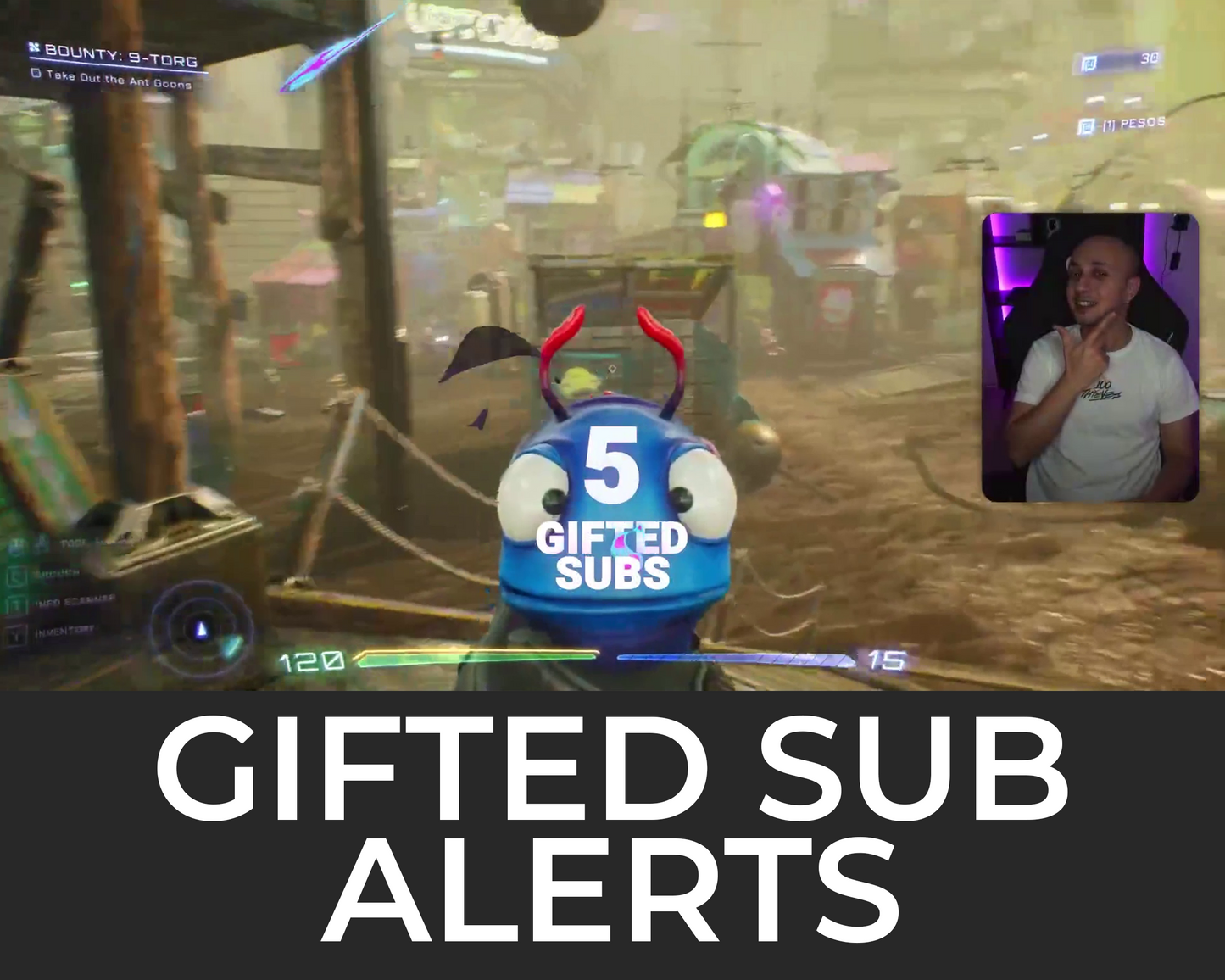 Meteor Gifted Subscriber Alerts