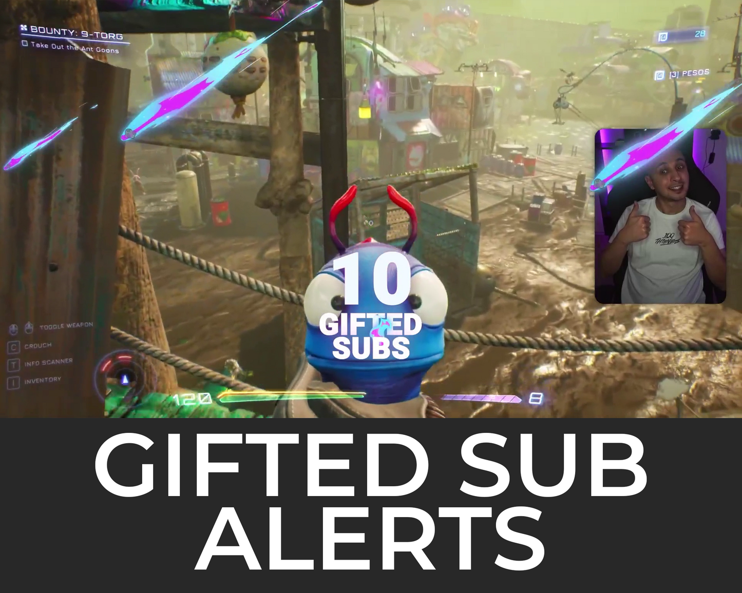 Meteor Gifted Subscriber Alerts