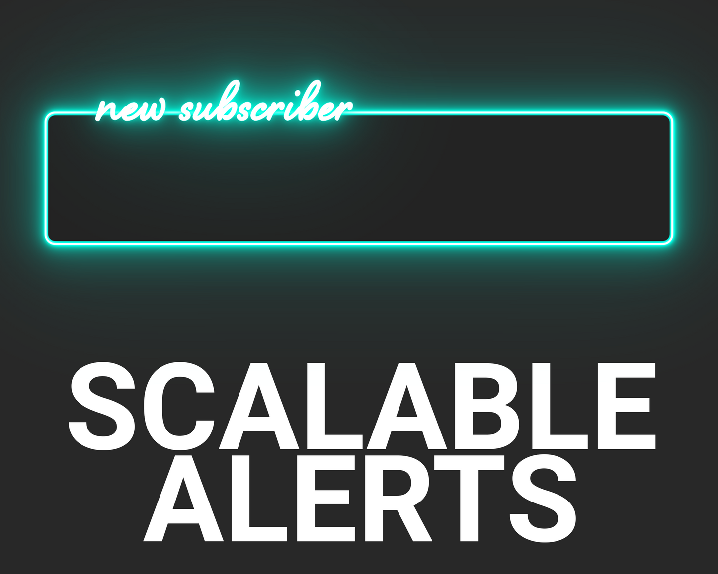 Neon Twitch Stream Alerts
