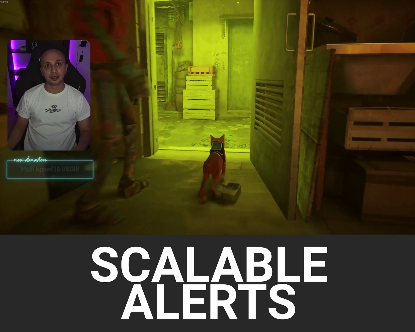 Neon Twitch Stream Alerts