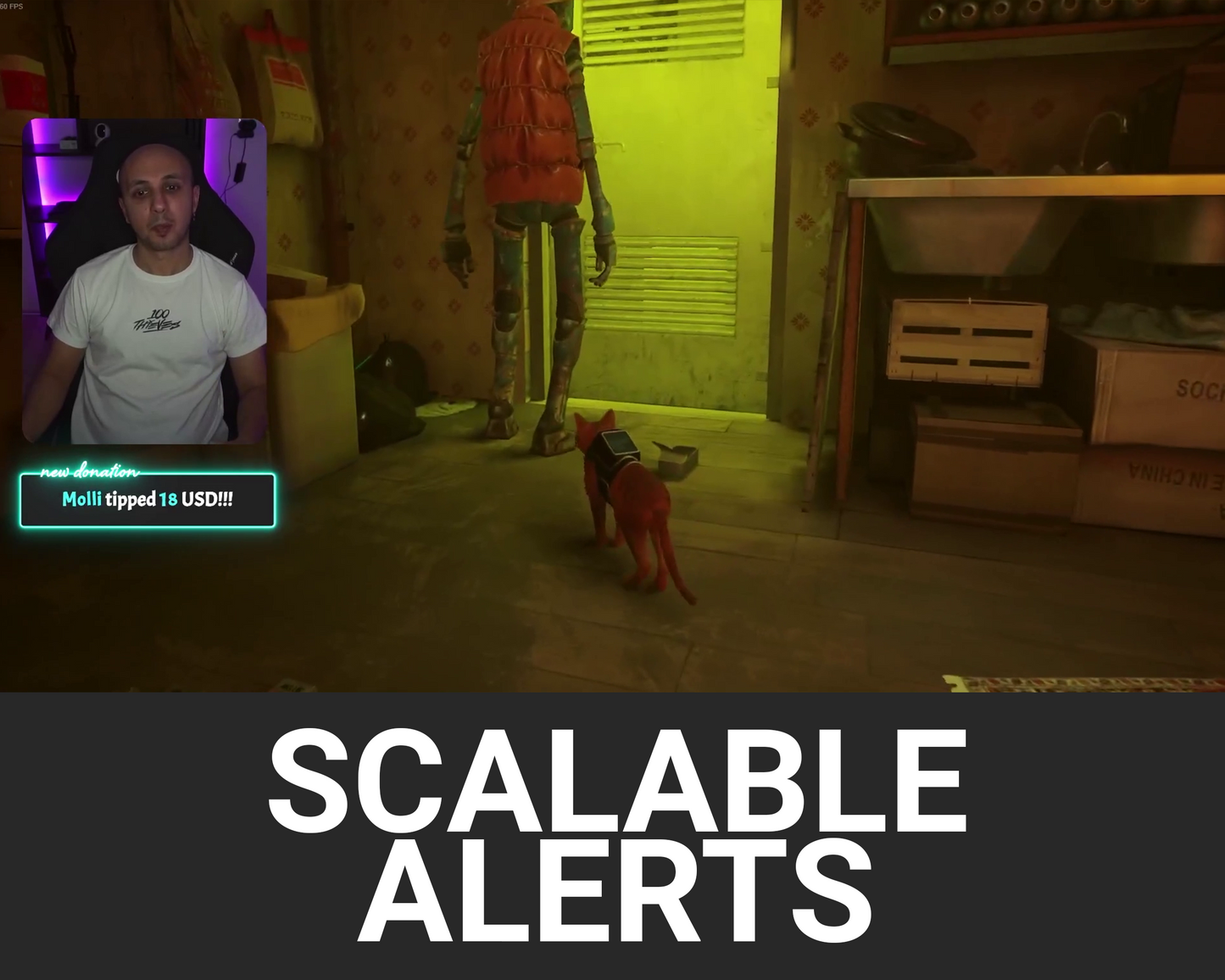 Neon Twitch Stream Alerts