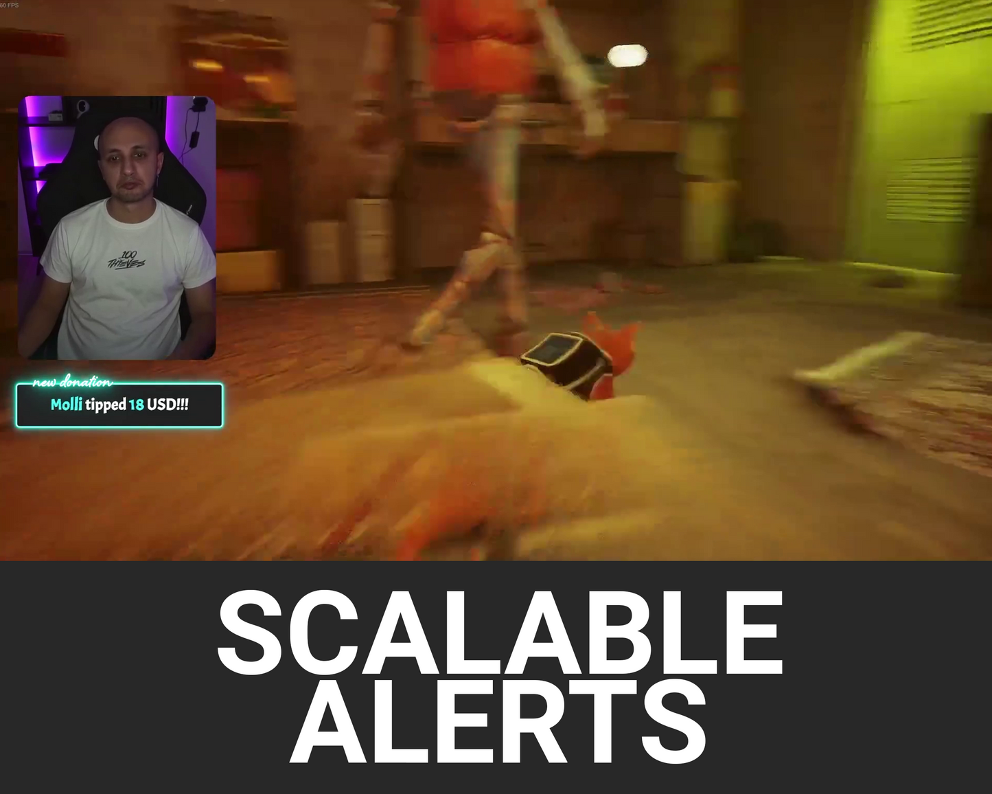 Neon Twitch Stream Alerts