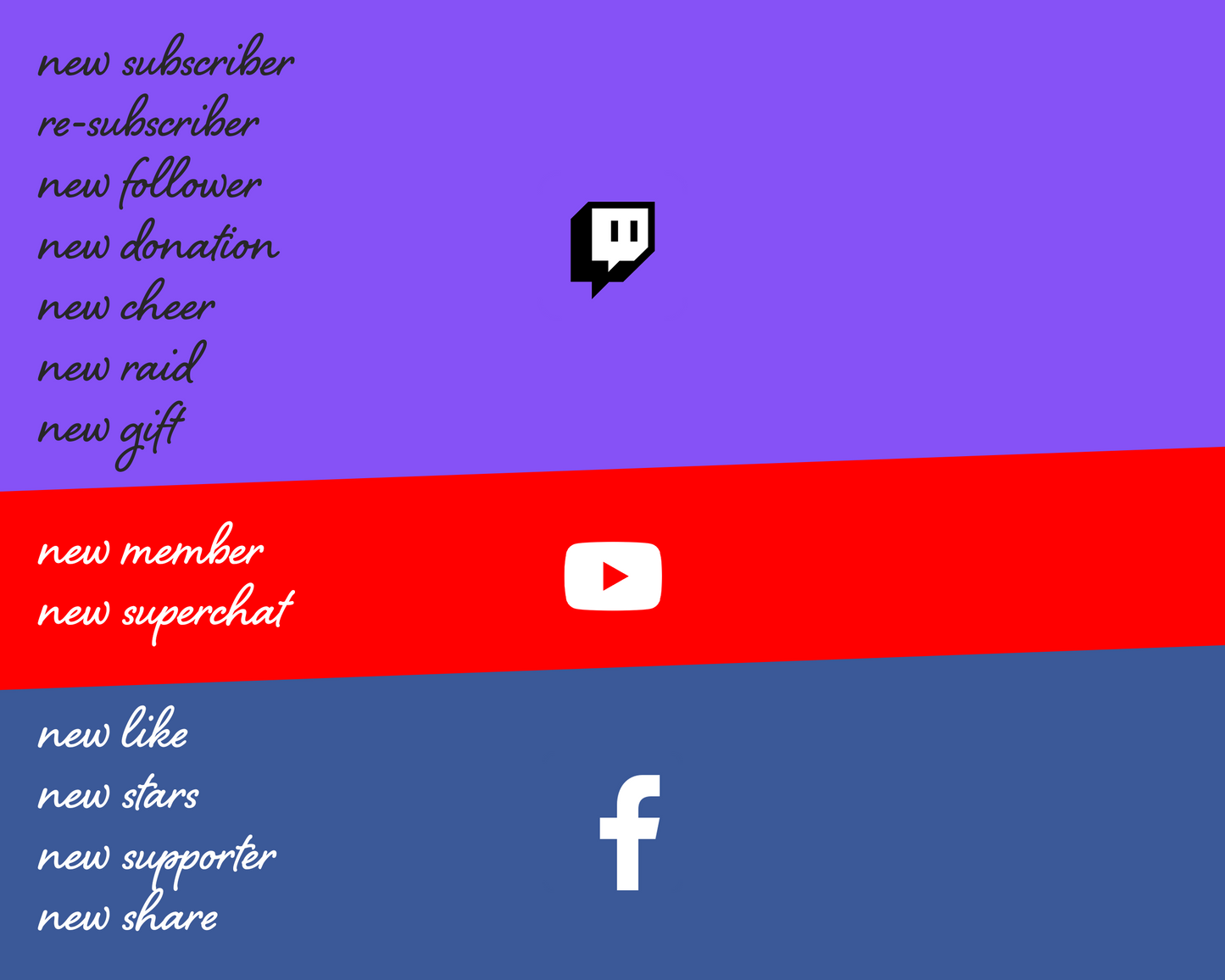 Neon Twitch Stream Alerts