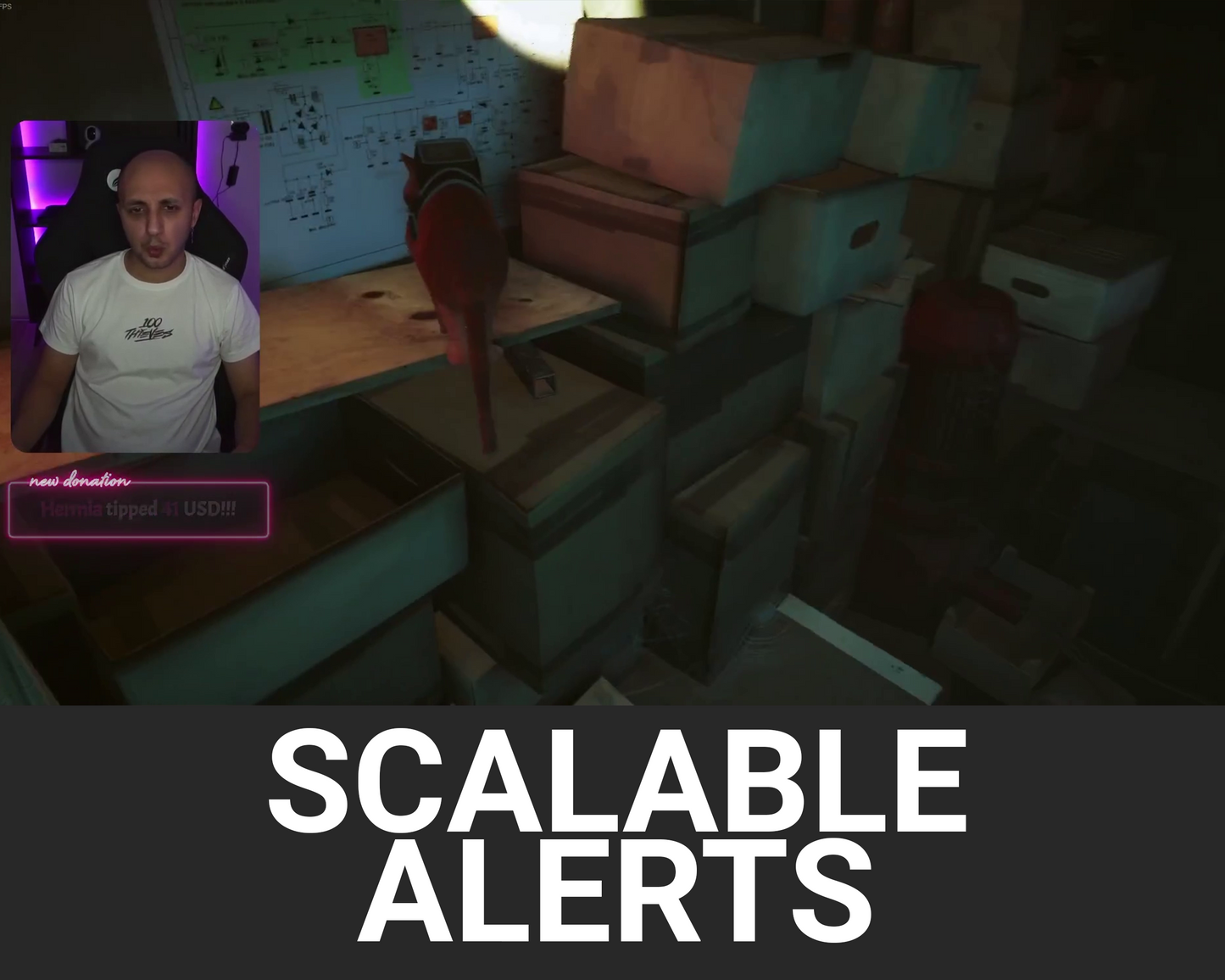 Neon Twitch Stream Alerts