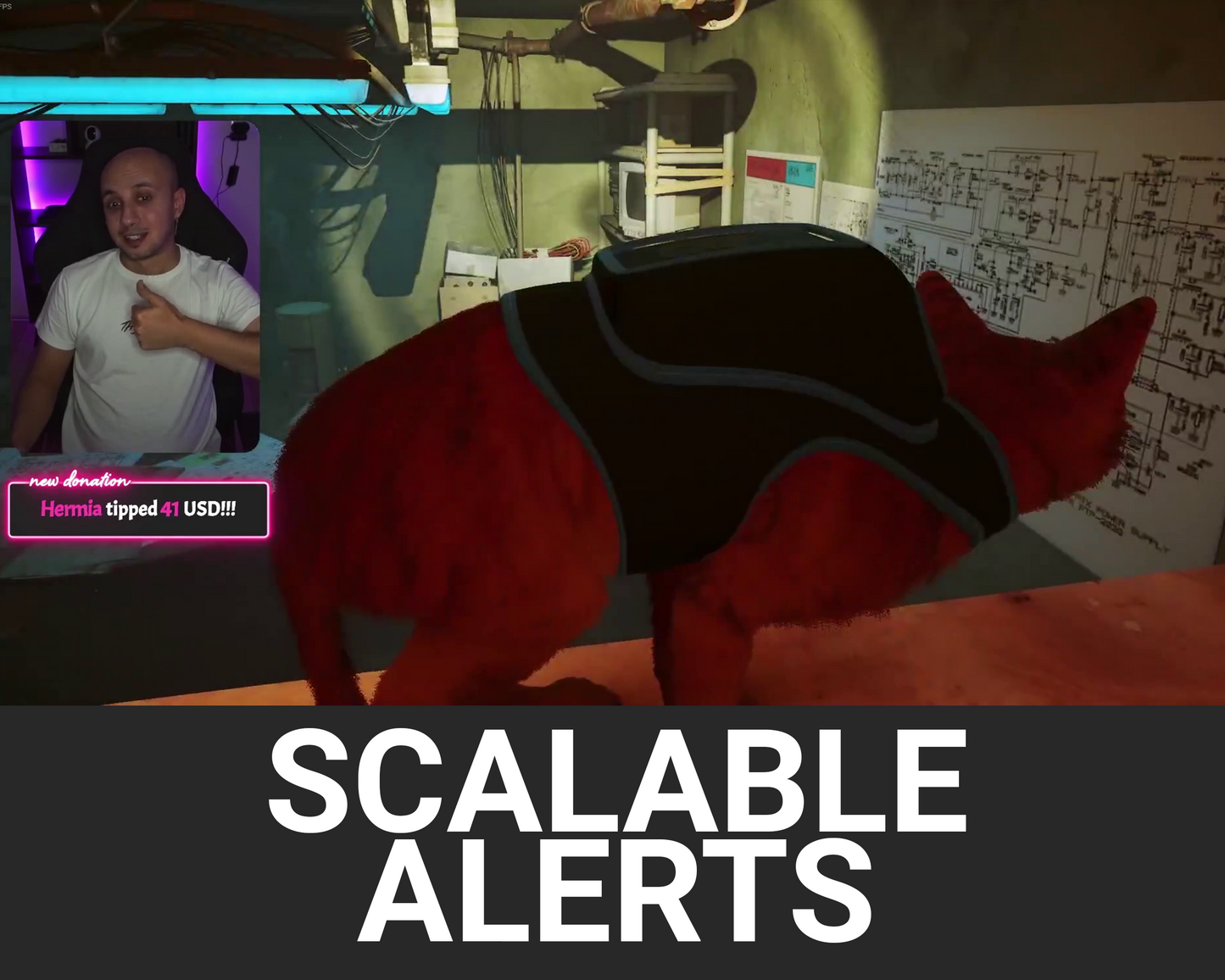 Neon Twitch Stream Alerts