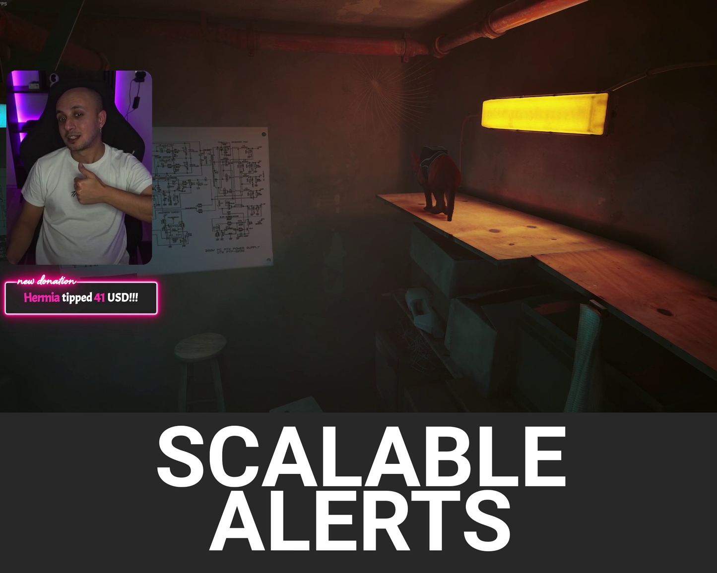 Neon Twitch Stream Alerts
