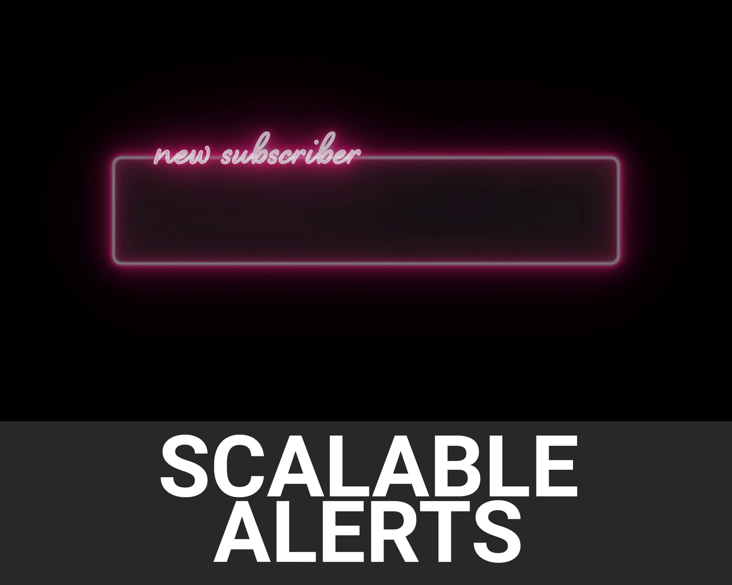 Neon Twitch Stream Alerts