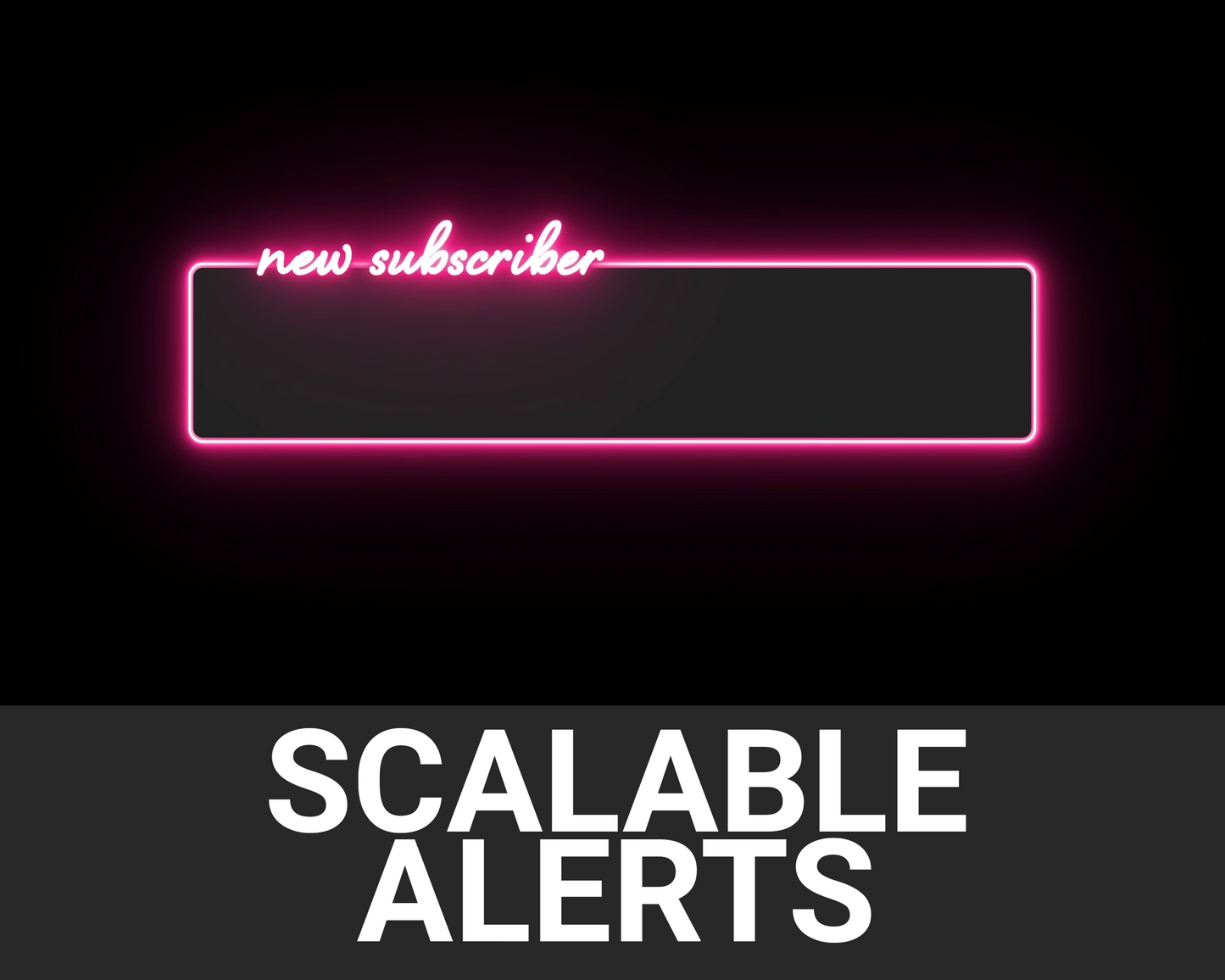 Neon Twitch Stream Alerts