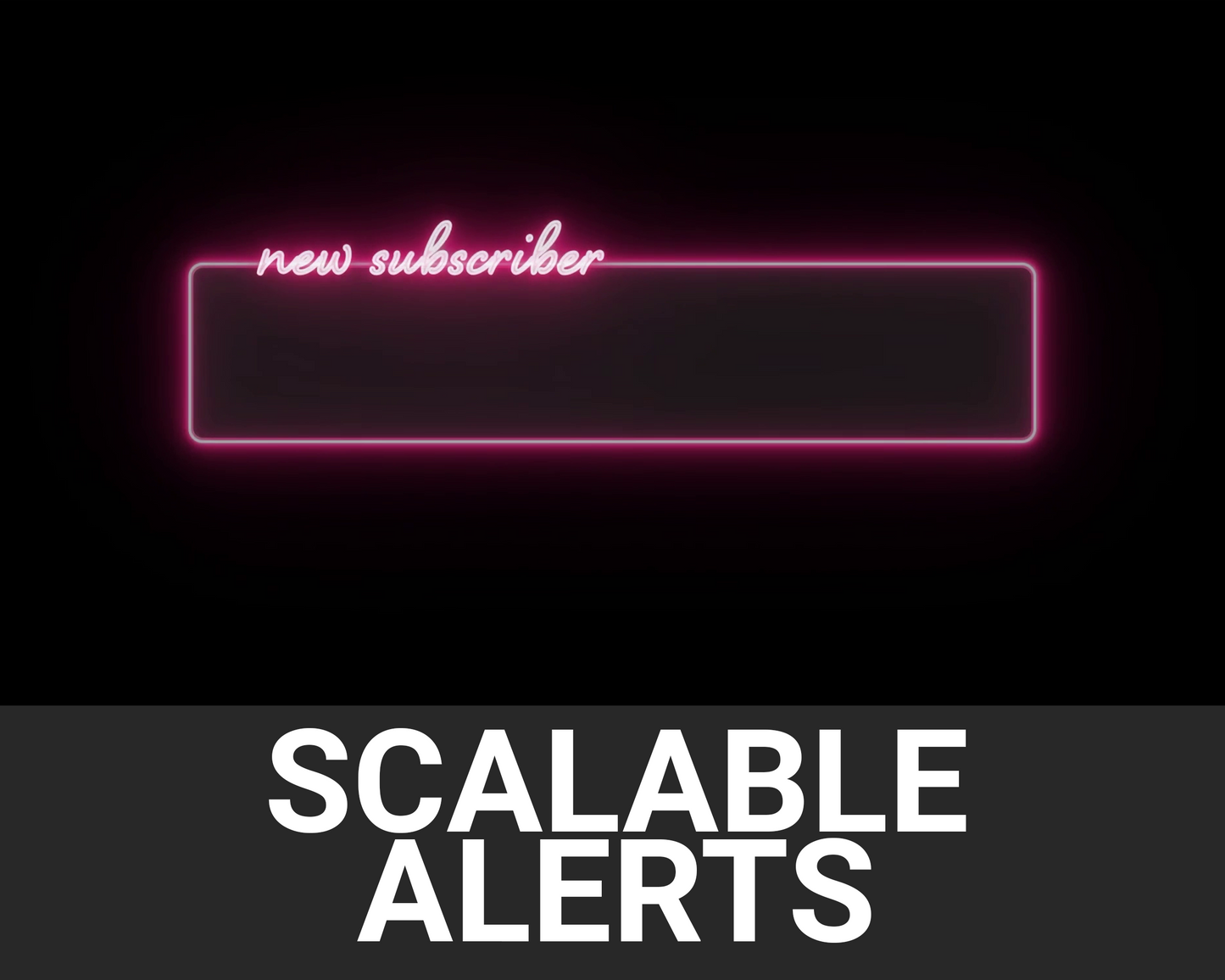 Neon Twitch Stream Alerts