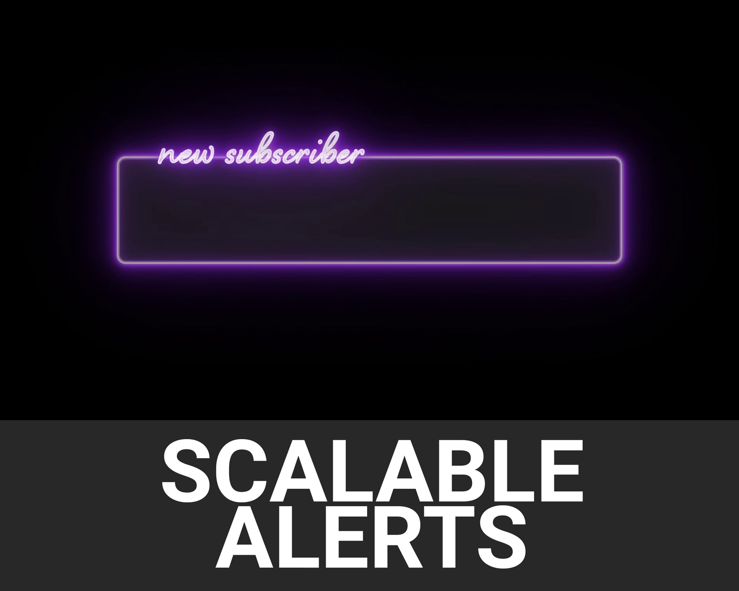 Neon Twitch Stream Alerts