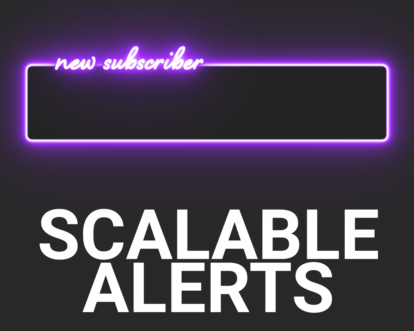 Neon Twitch Stream Alerts