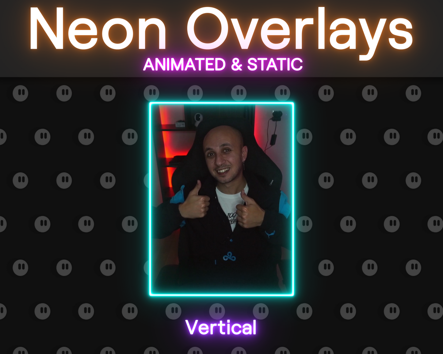 Neon Animated and Static Overlays
