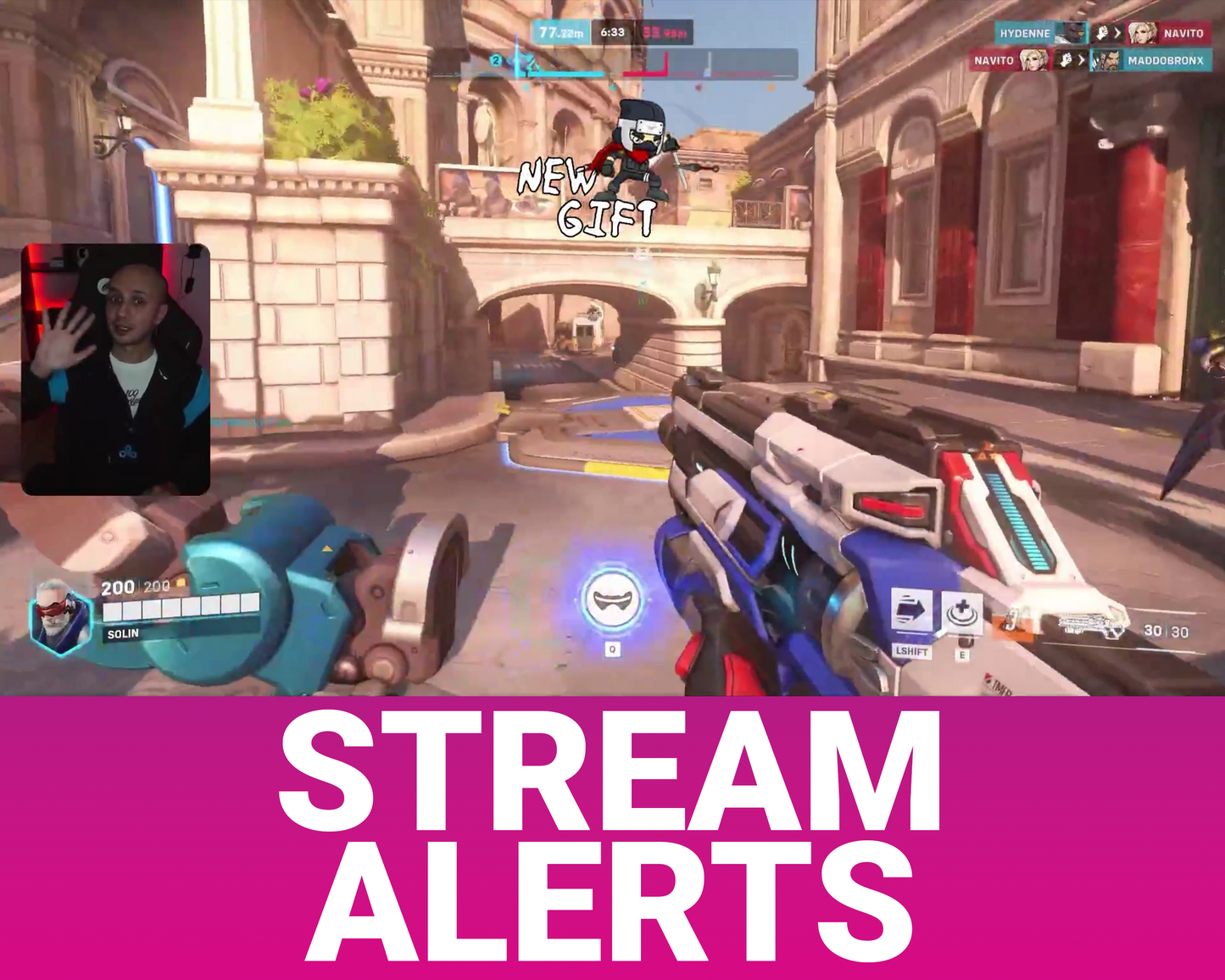 Ninja Scalable Twitch Stream Alerts