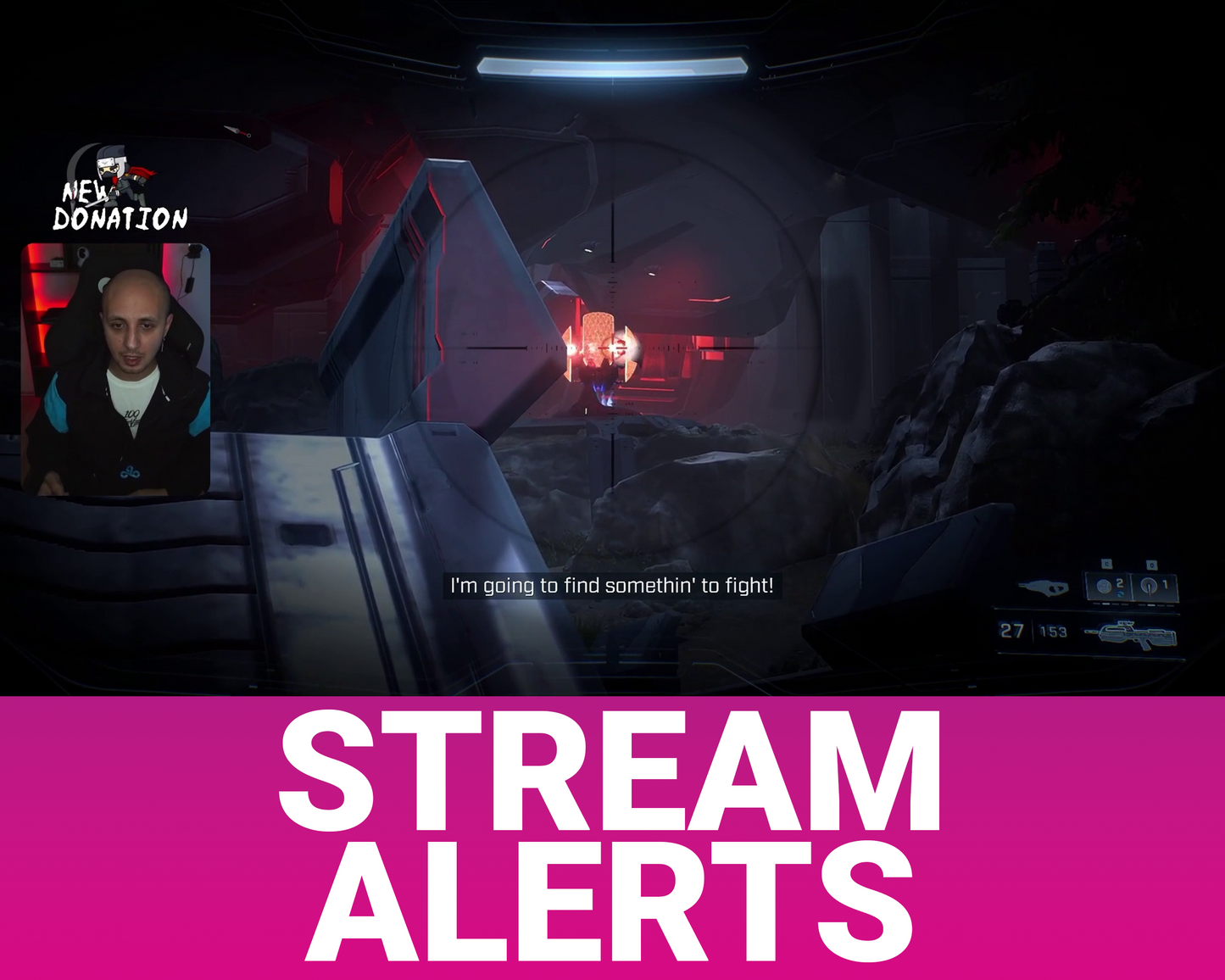 Ninja Scalable Twitch Stream Alerts