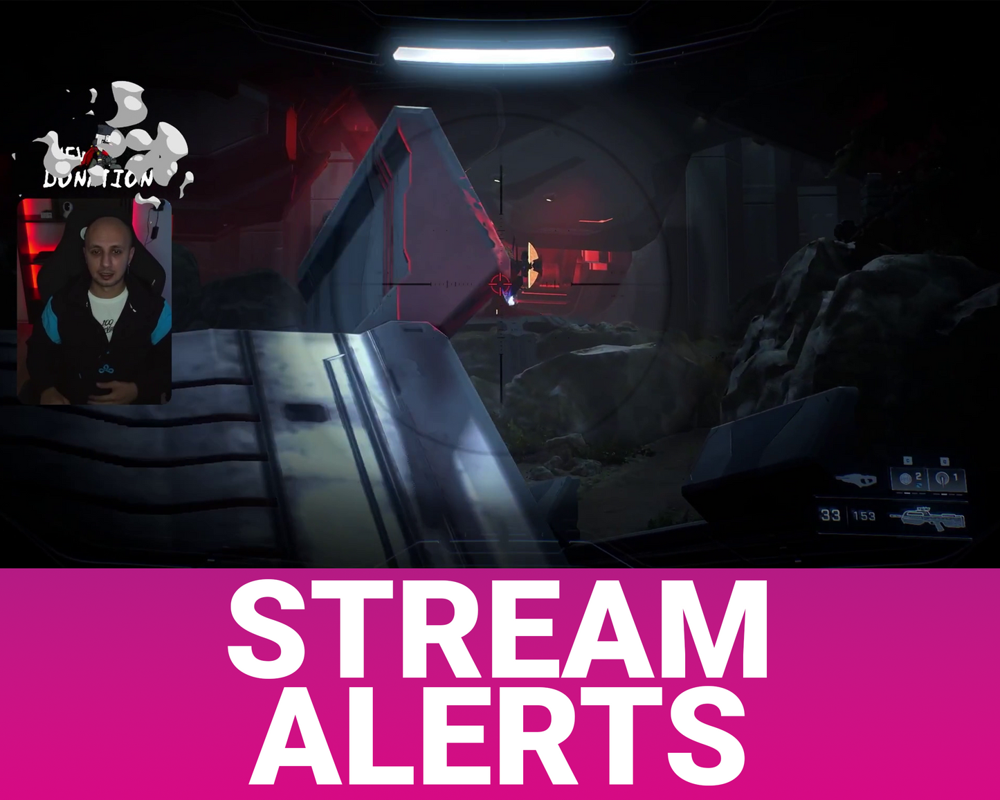 Ninja Scalable Twitch Stream Alerts