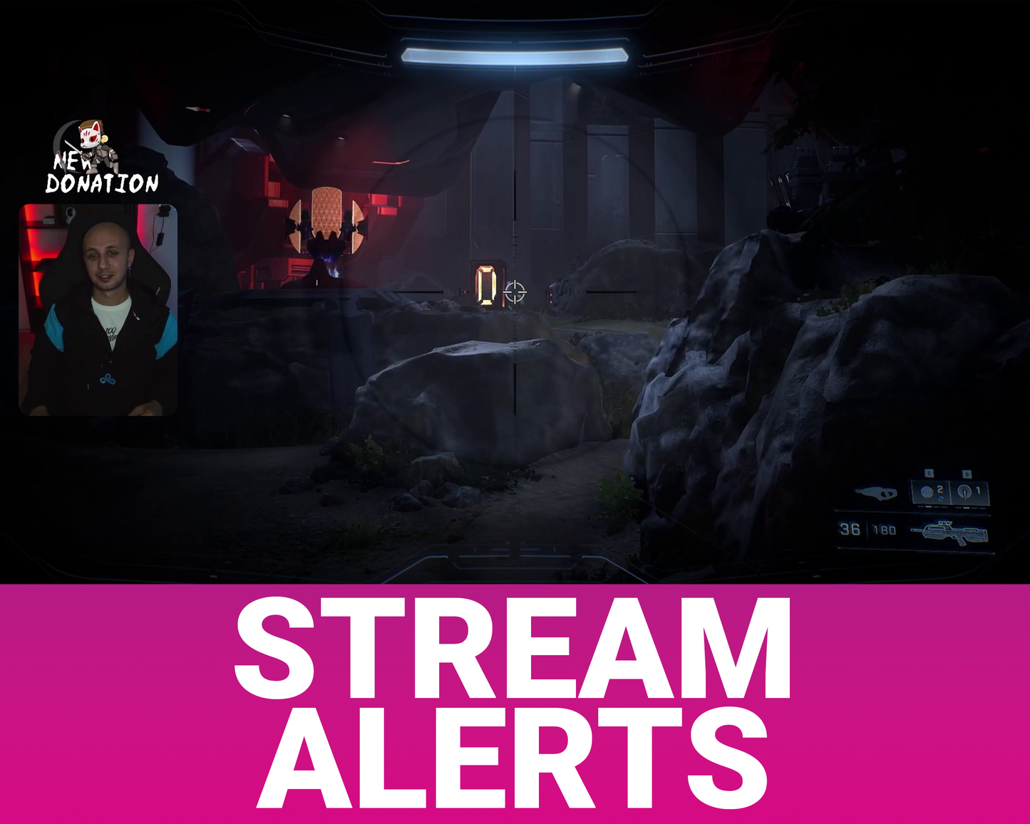 Ninja Scalable Twitch Stream Alerts