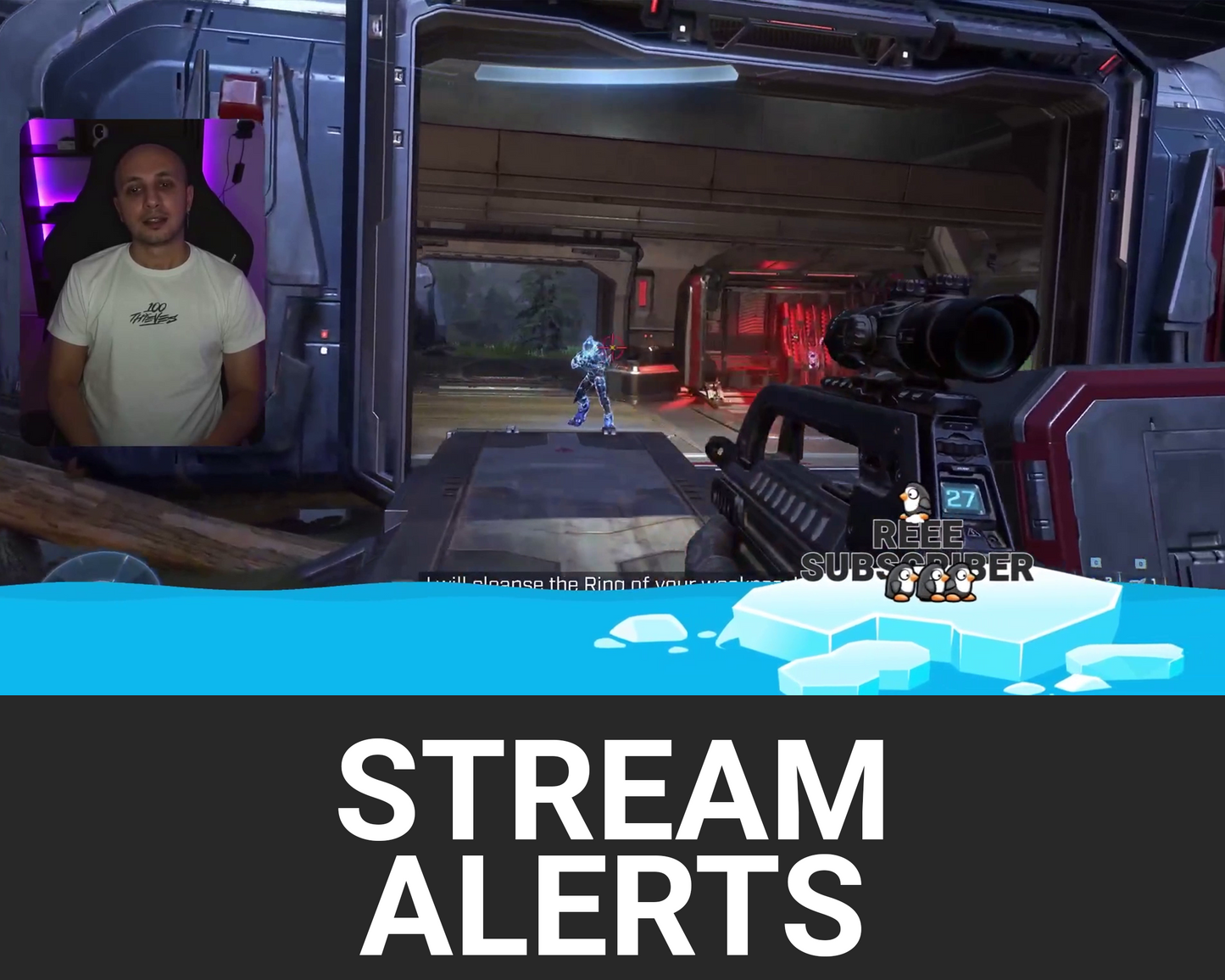 Penguins Twitch Stream Alerts