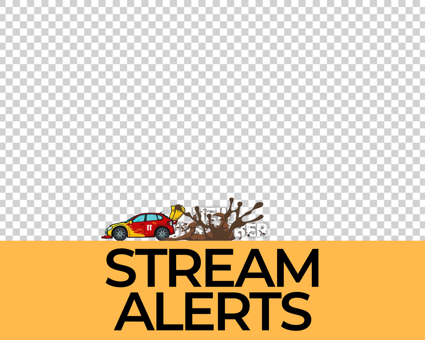 Rally Car Twitch Stream Alerts