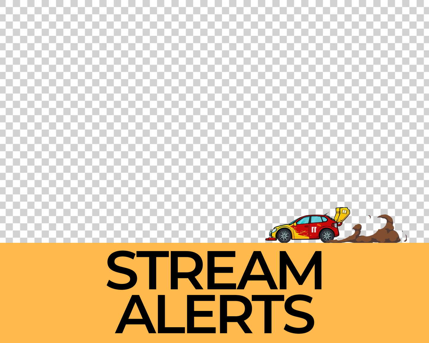 Rally Car Twitch Stream Alerts