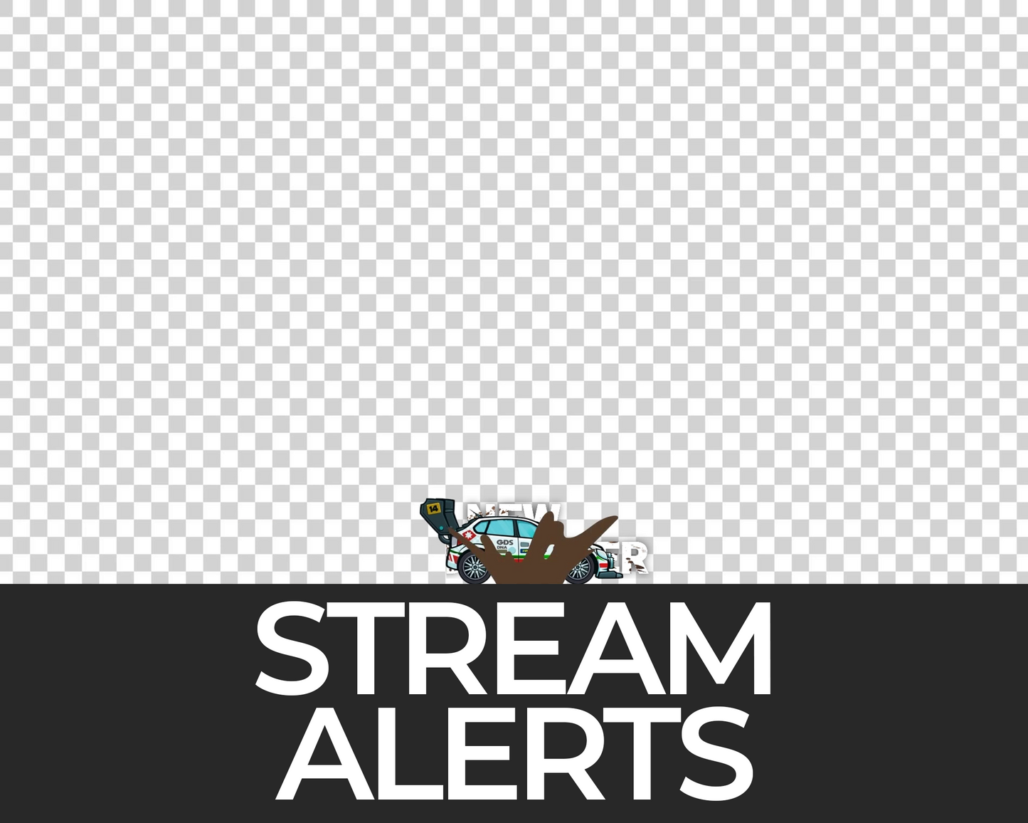 Rally Car Twitch Stream Alerts