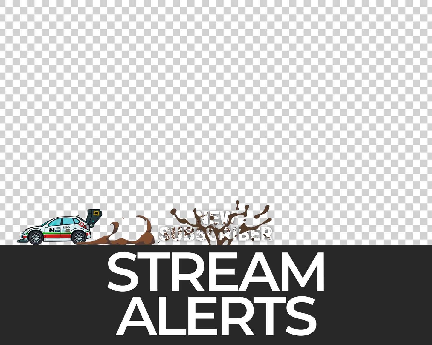 Rally Car Twitch Stream Alerts