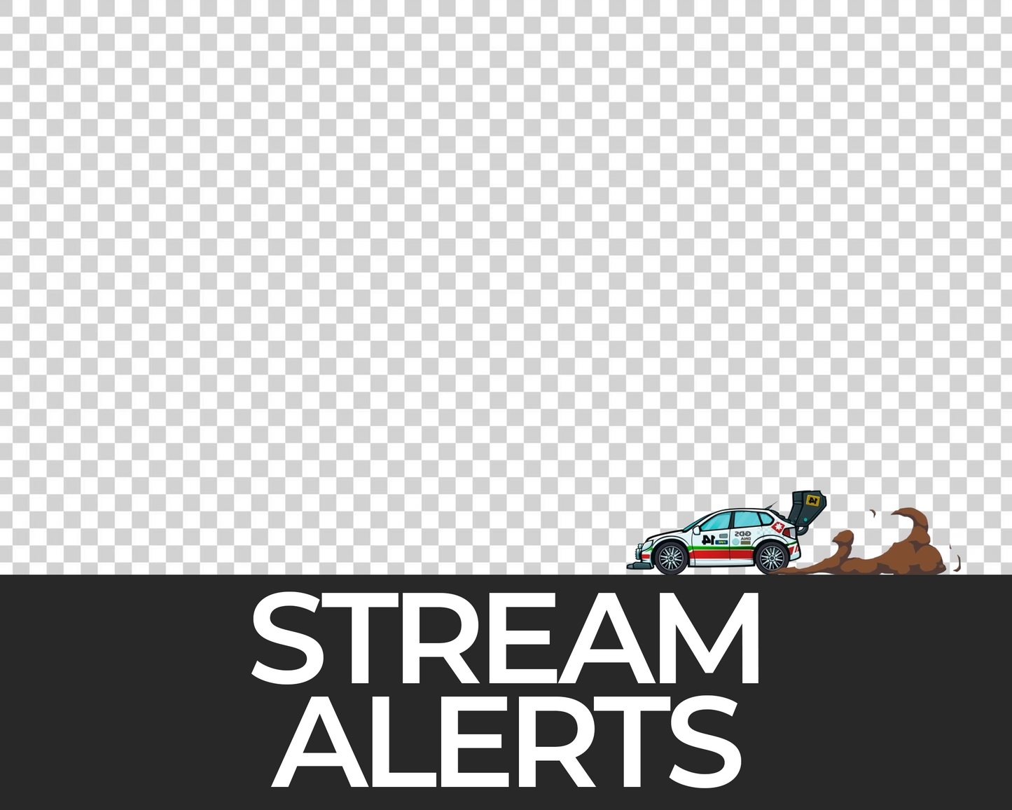 Rally Car Twitch Stream Alerts