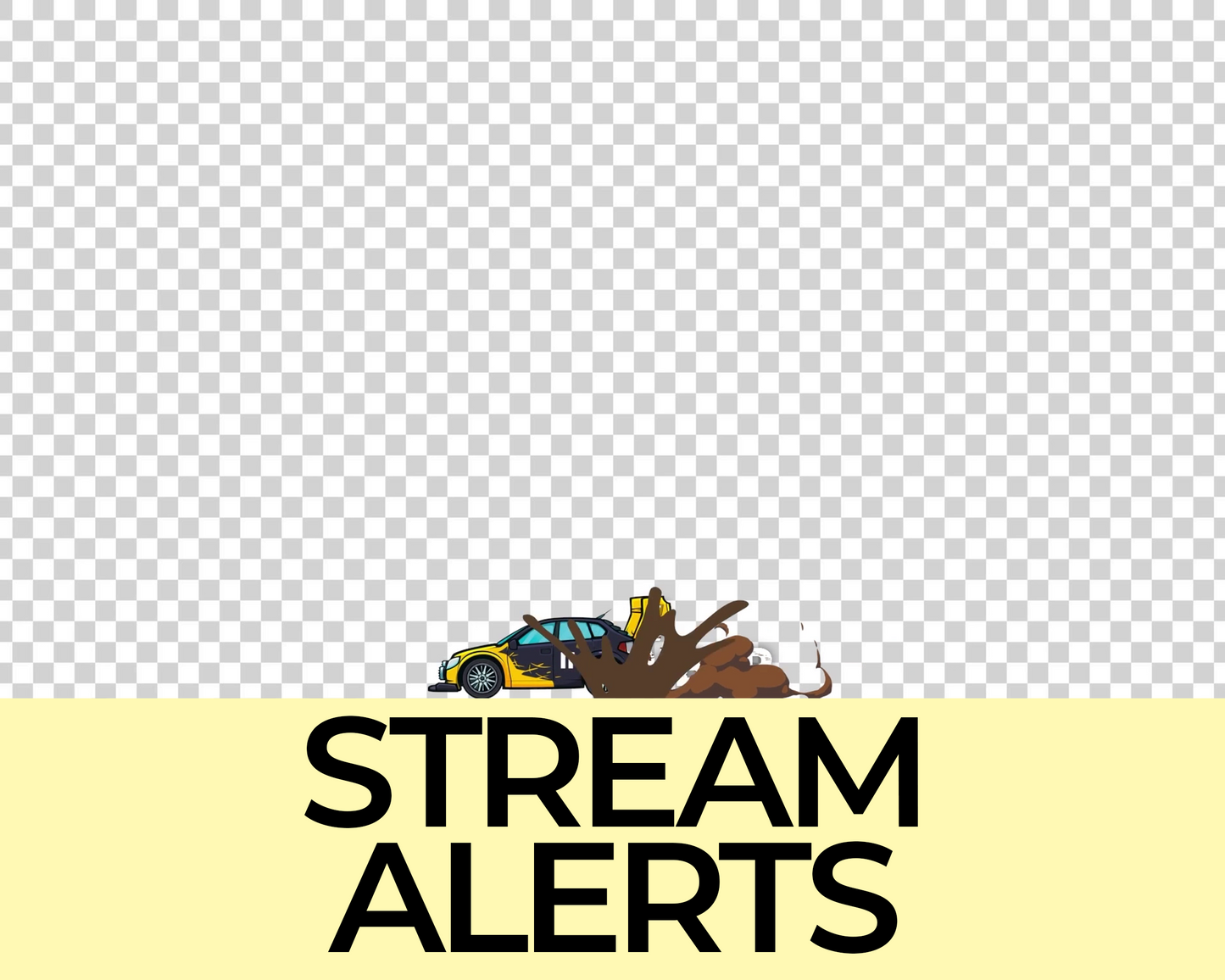 Rally Car Twitch Stream Alerts