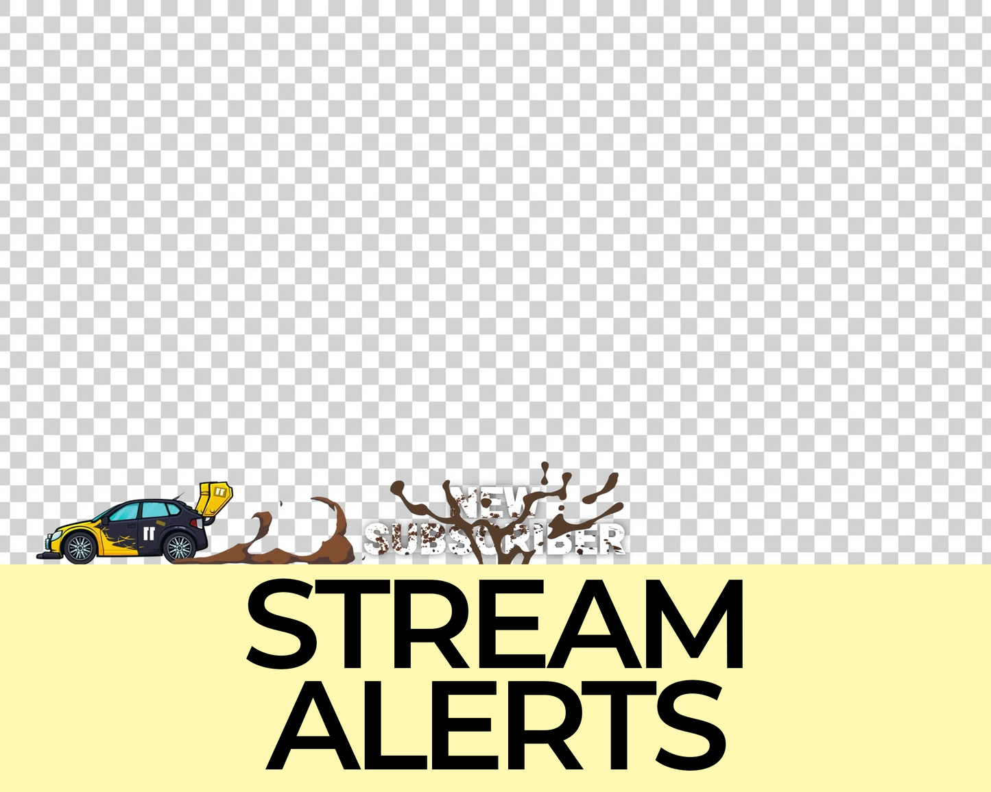 Rally Car Twitch Stream Alerts