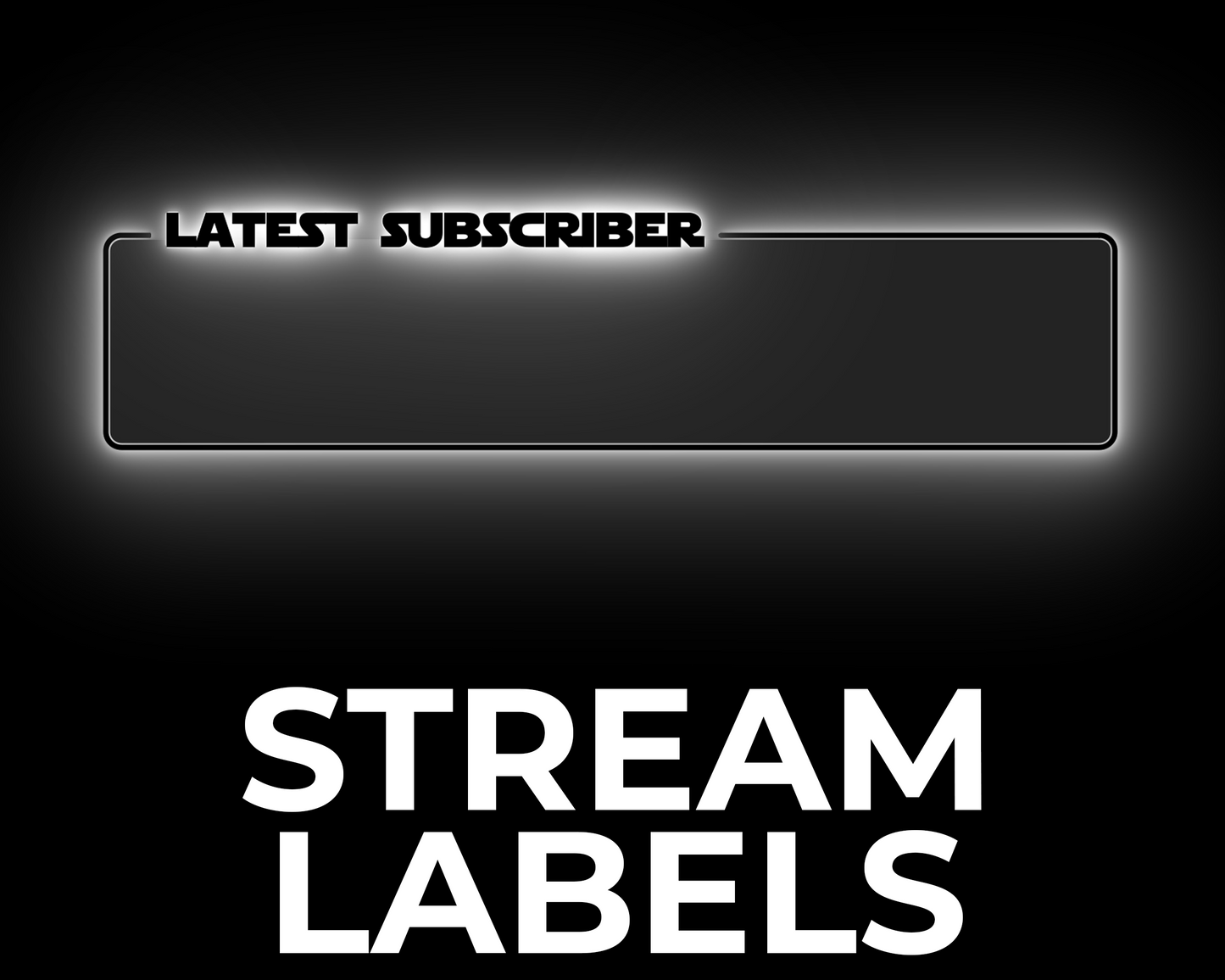 Saber Twitch Stream Labels