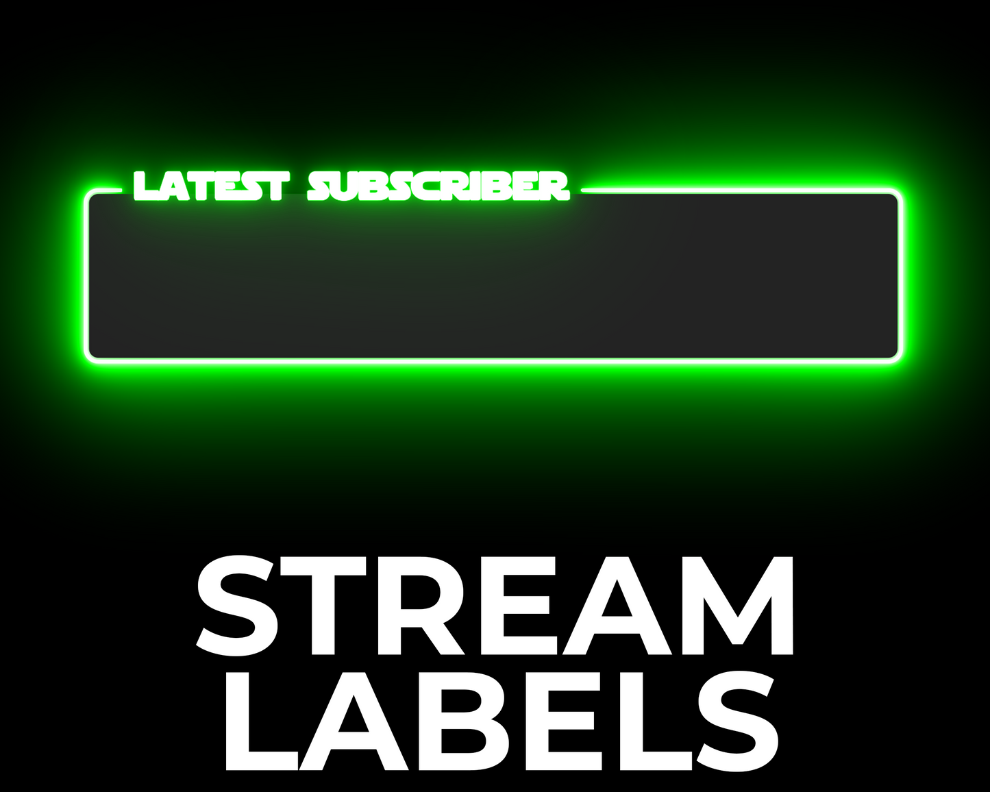 Saber Twitch Stream Labels