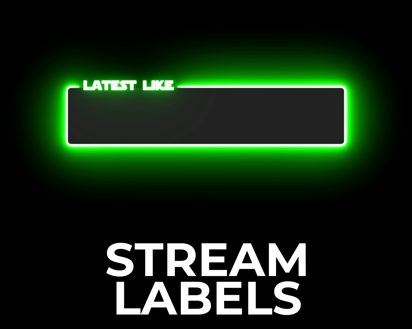Saber Twitch Stream Labels