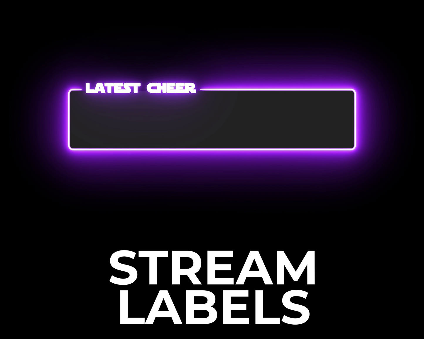 Saber Twitch Stream Labels